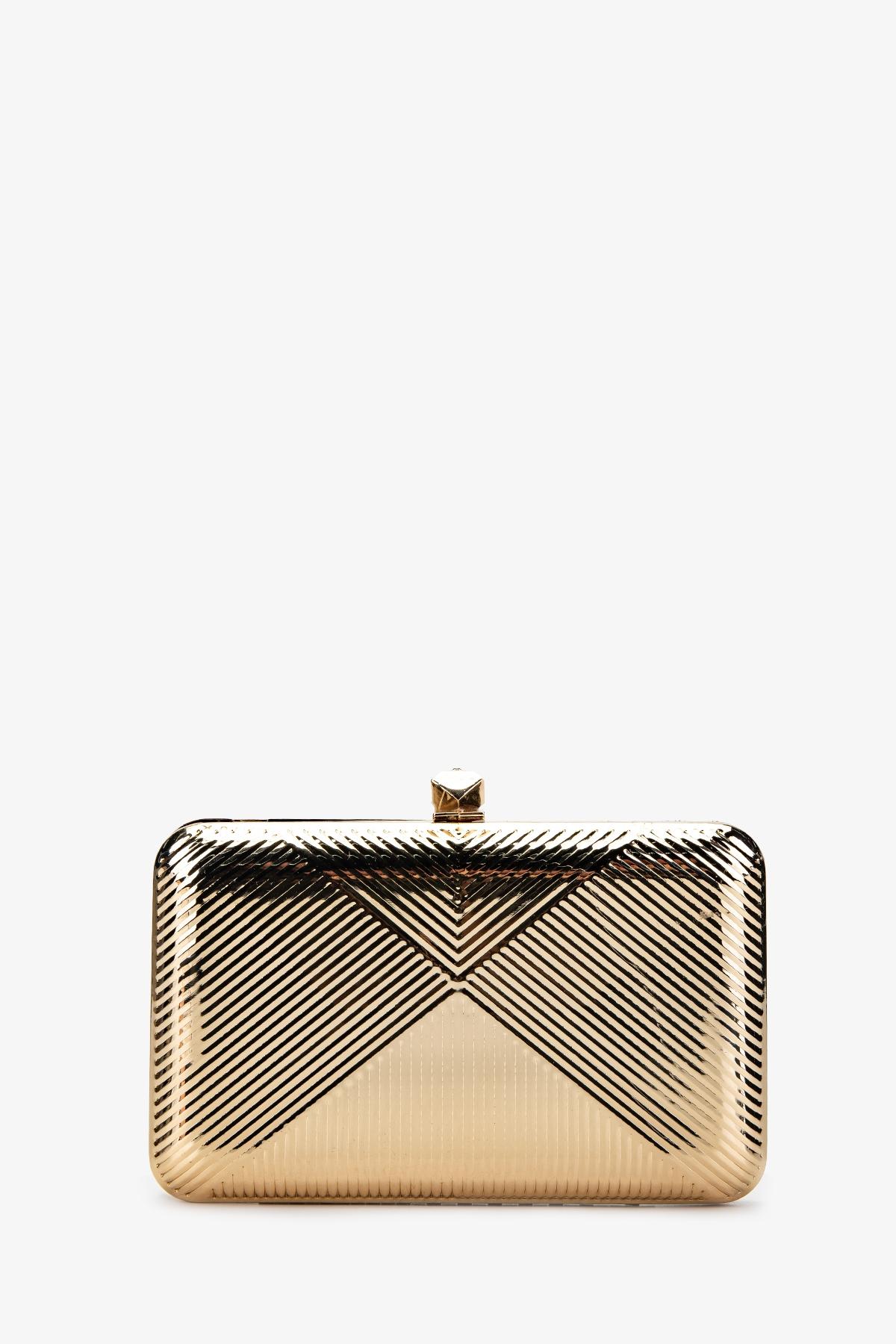 Valmenti Kadın Suni Deri Sarı El Çantası