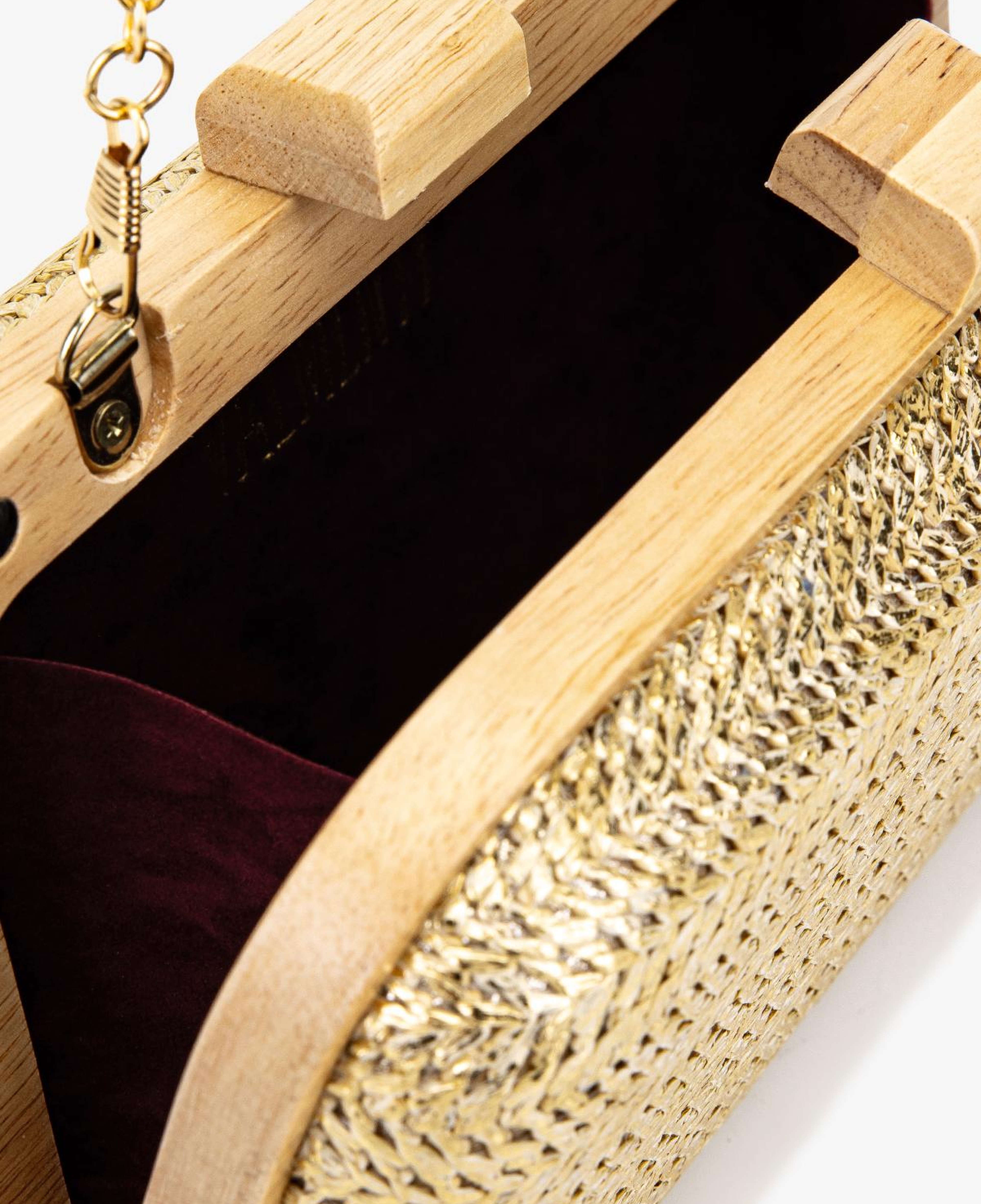 Valmenti Kadın Vegan Gold Abiye Çanta