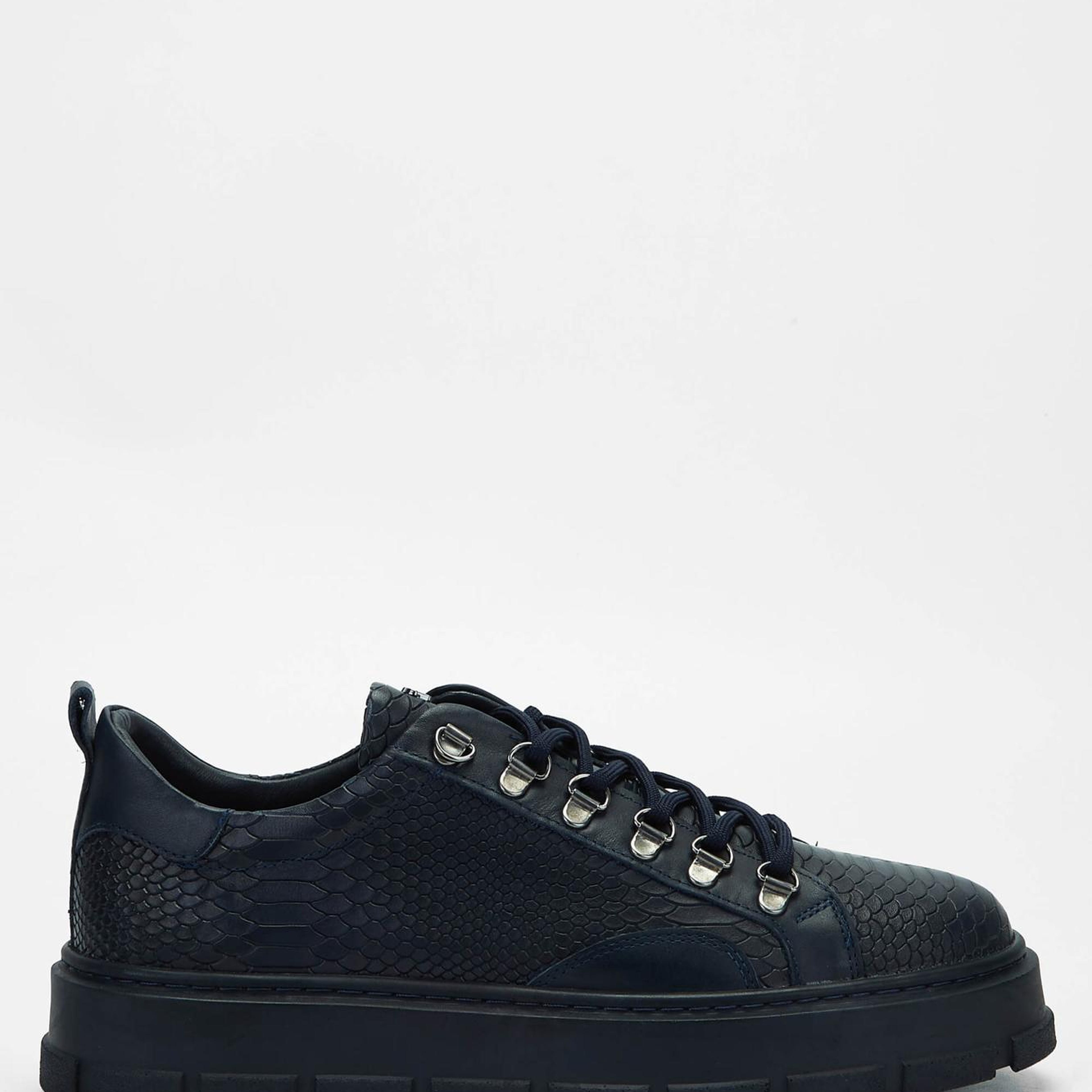 Tamer Tanca Erkek Hakiki Deri Lacivert Sneakers & Spor Ayakkabı