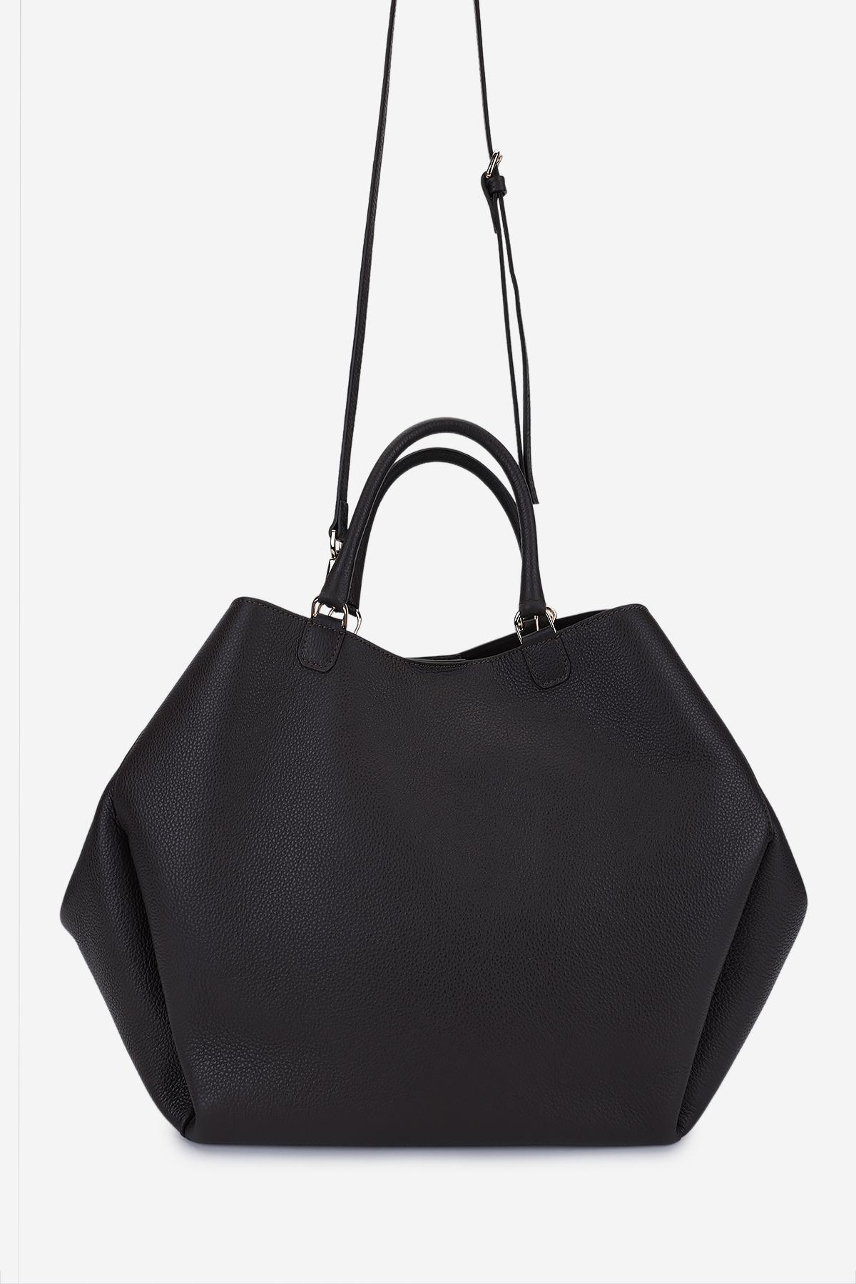 Valmenti Kadın Hakiki Deri Kahverengi Omuz Çanta