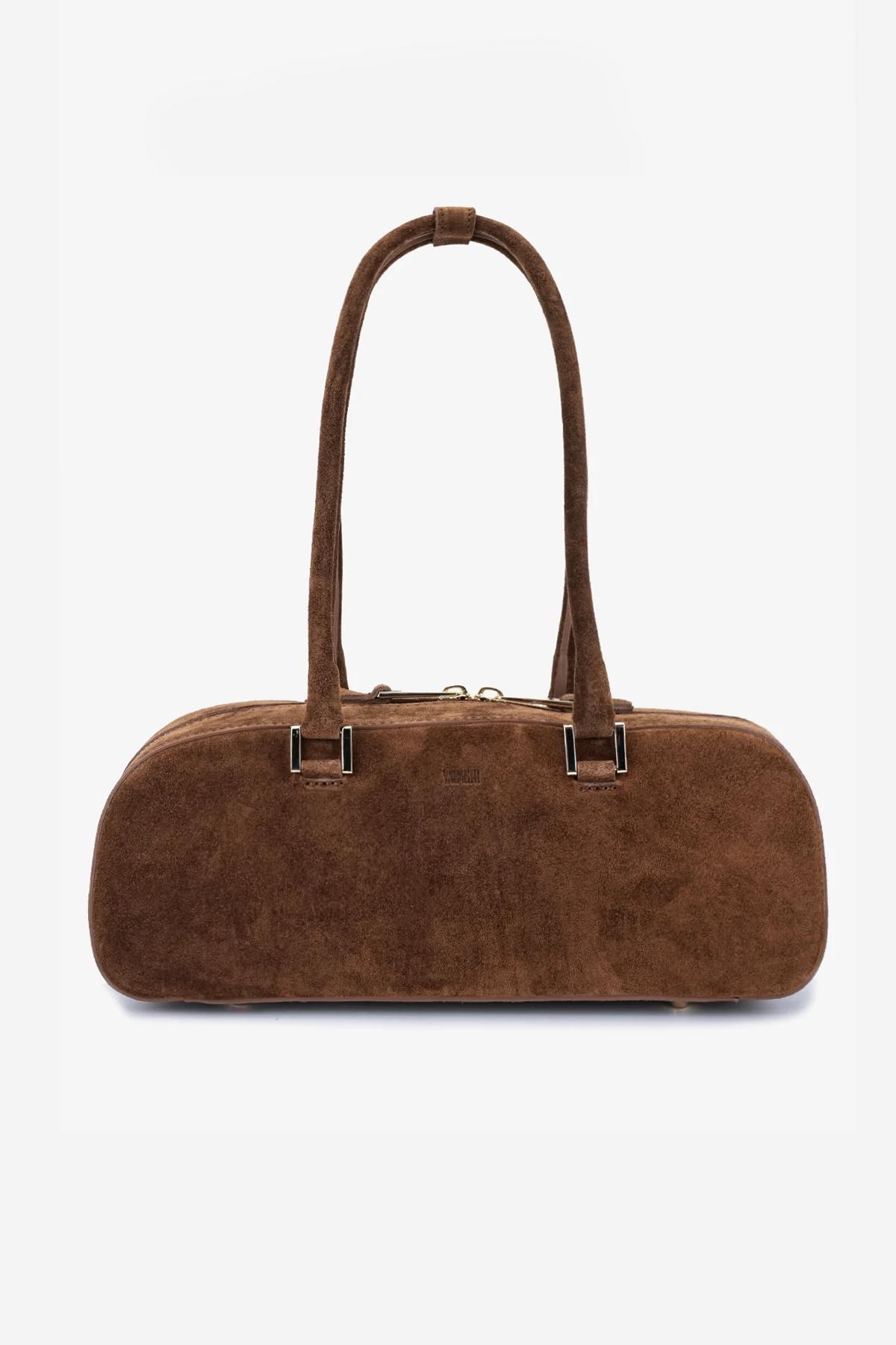 Valmenti Kadın Hakiki Deri Taba Omuz Çanta