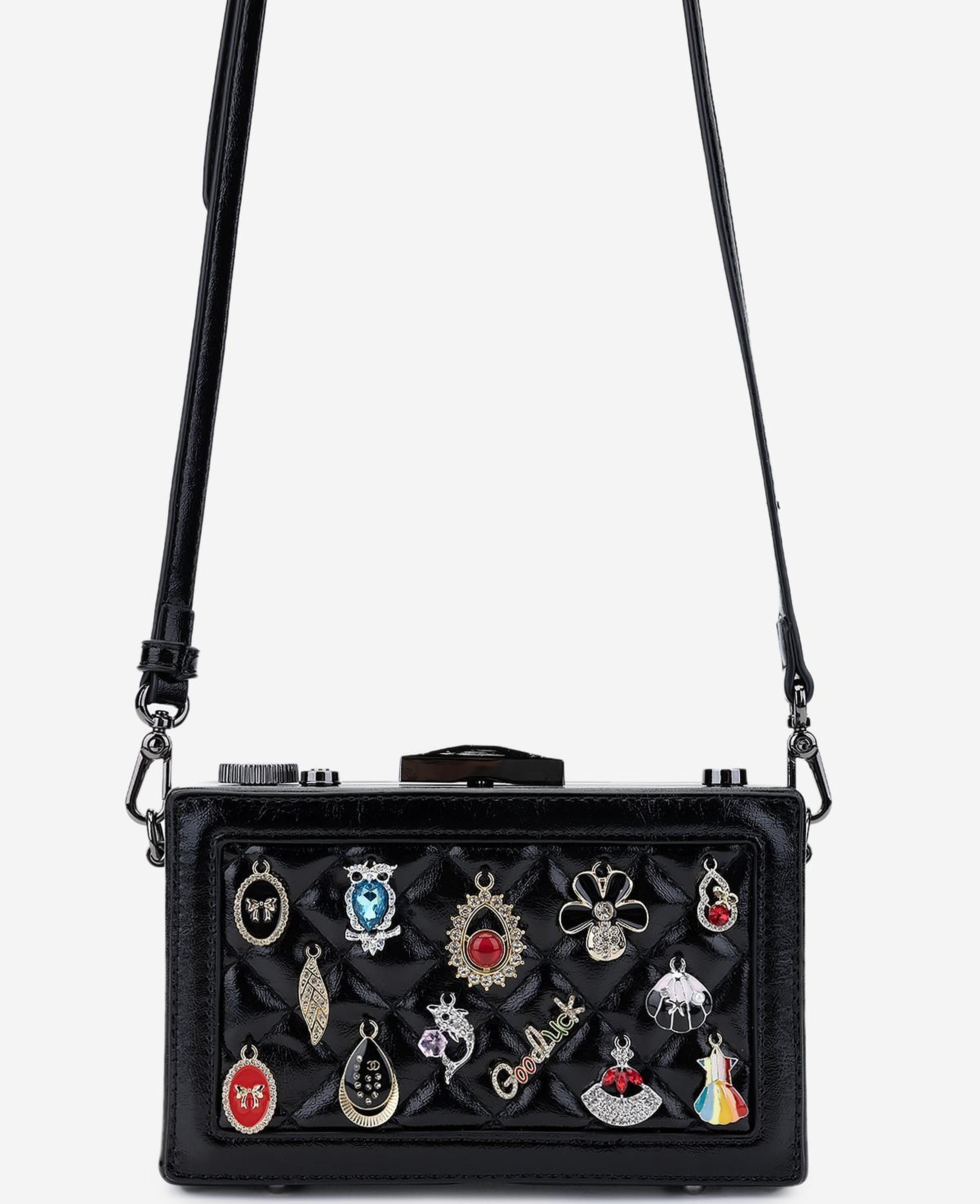 Valmenti Kadın Suni Deri Siyah Omuz Çanta