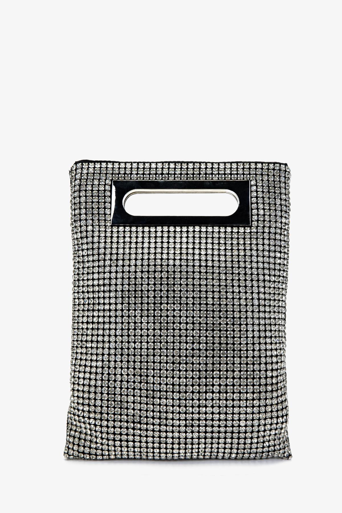 Valmenti Kadın Suni Deri Gri Omuz Çanta