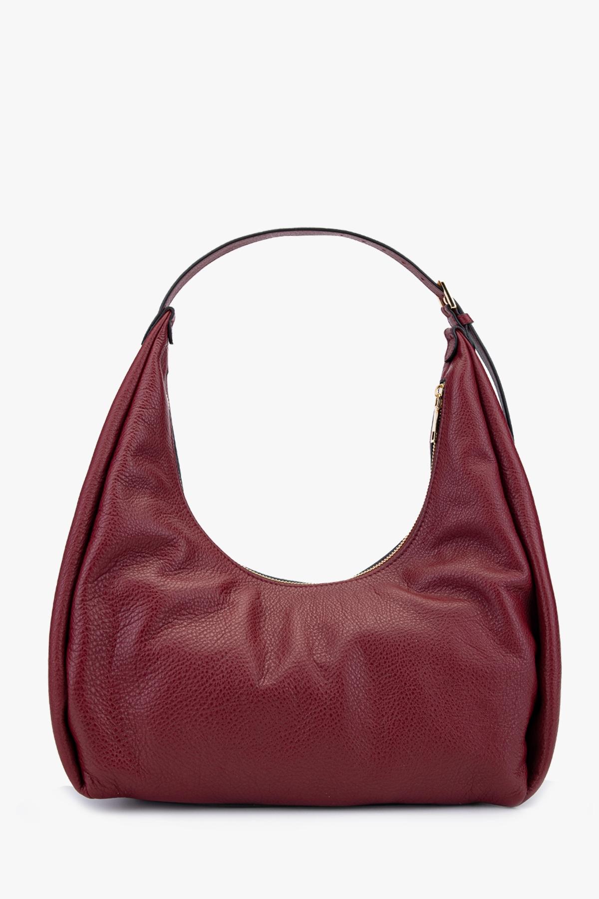 Valmenti Kadın Hakiki Deri Bordo Omuz Çanta