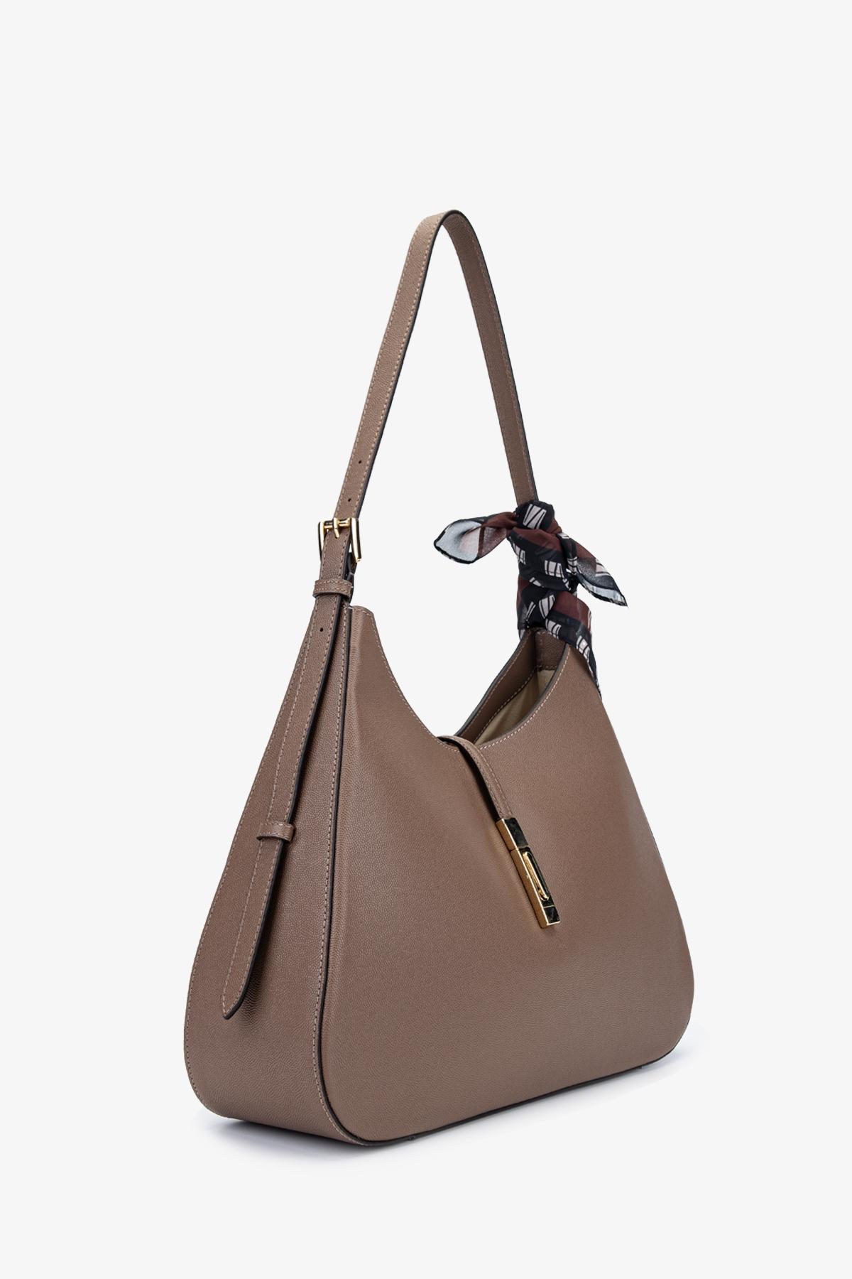 Valmenti Kadın Hakiki Deri Vizon Omuz Çanta