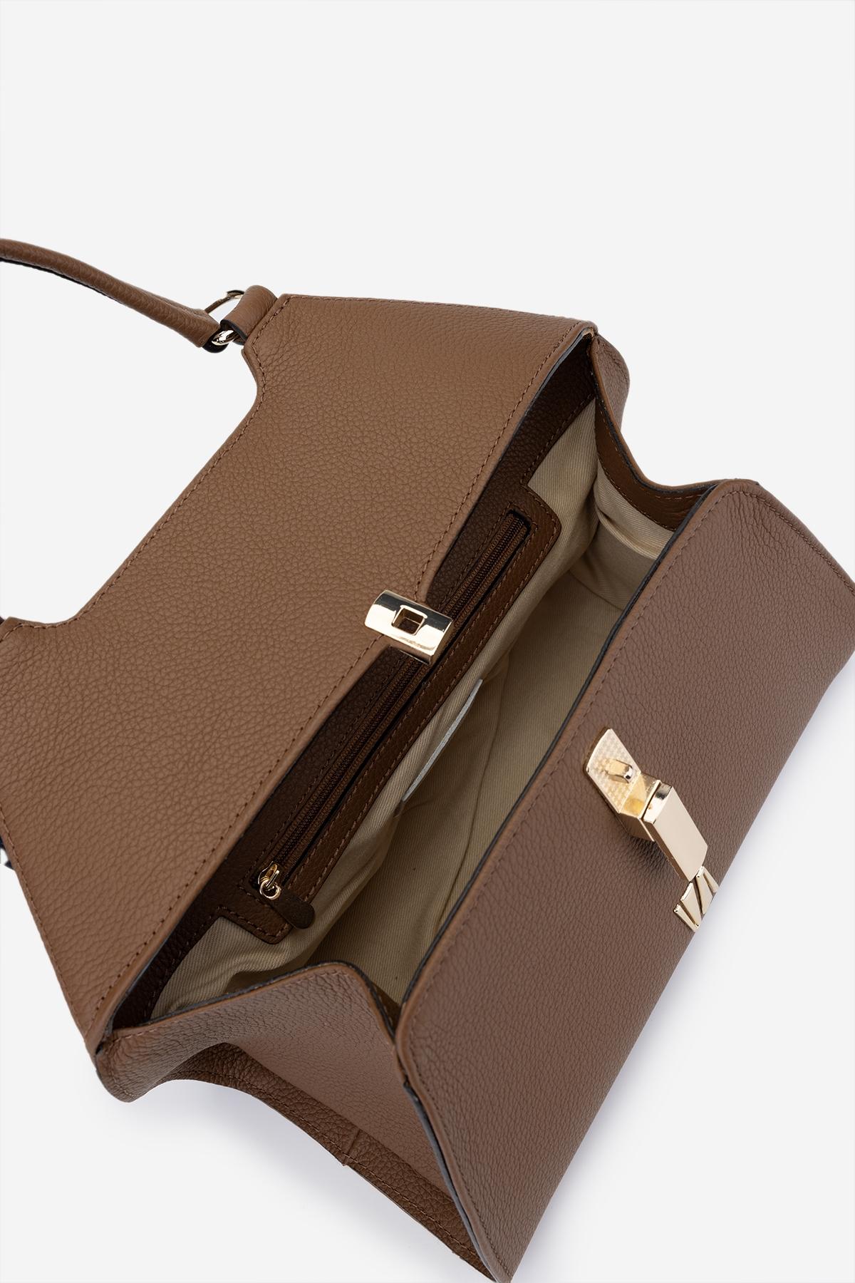 Valmenti Kadın Hakiki Deri Taba Kol Çantası