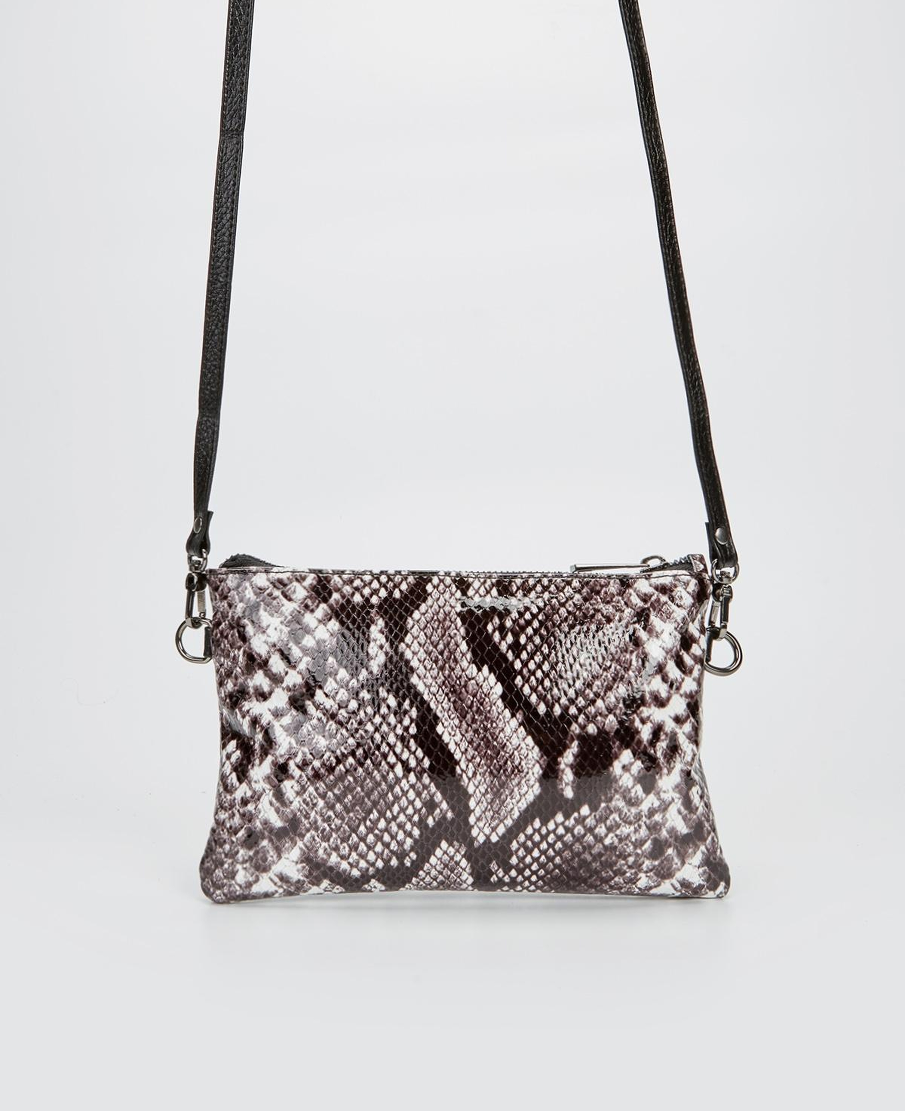 Valmenti Kadın Hakiki Deri Siyah El Çantası