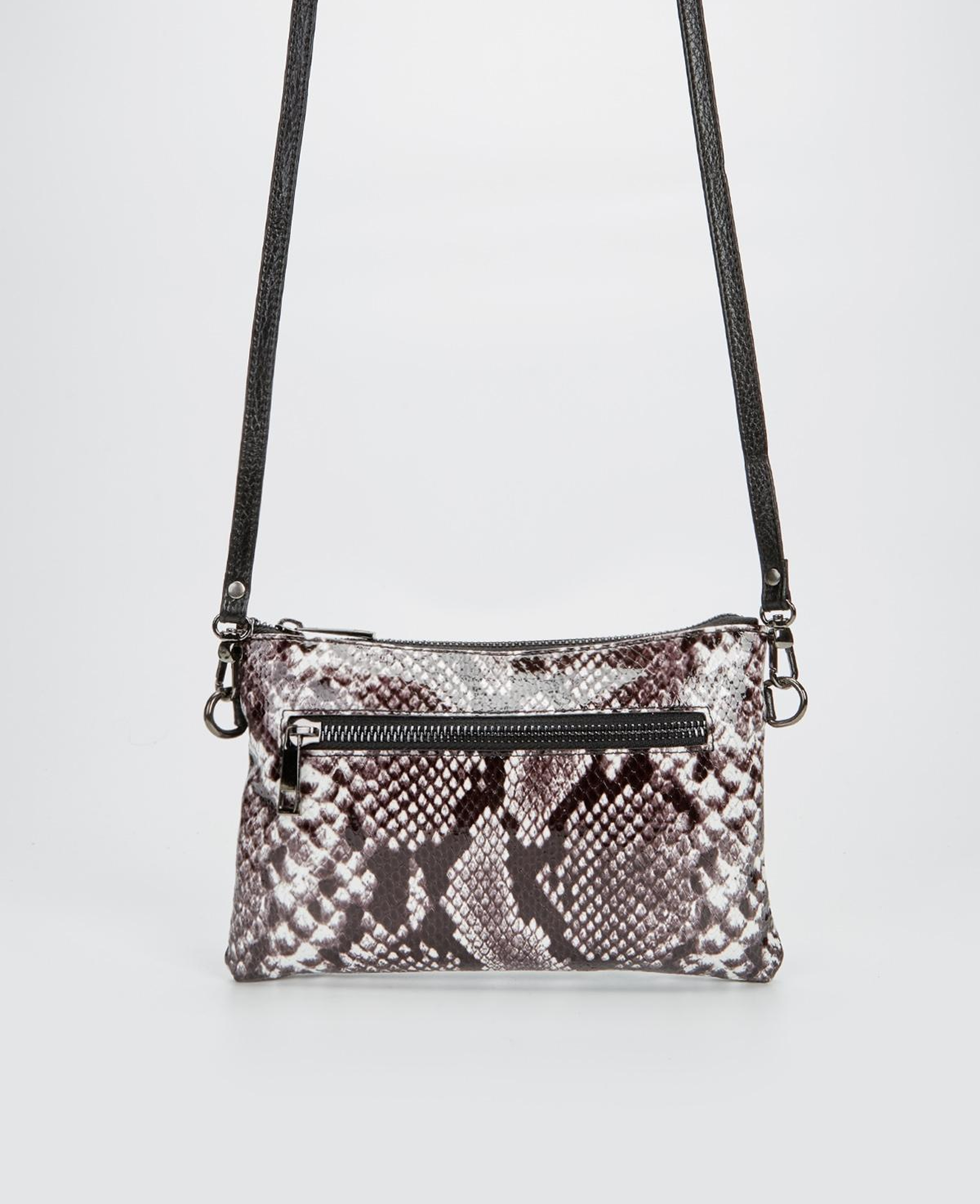 Valmenti Kadın Hakiki Deri Siyah El Çantası