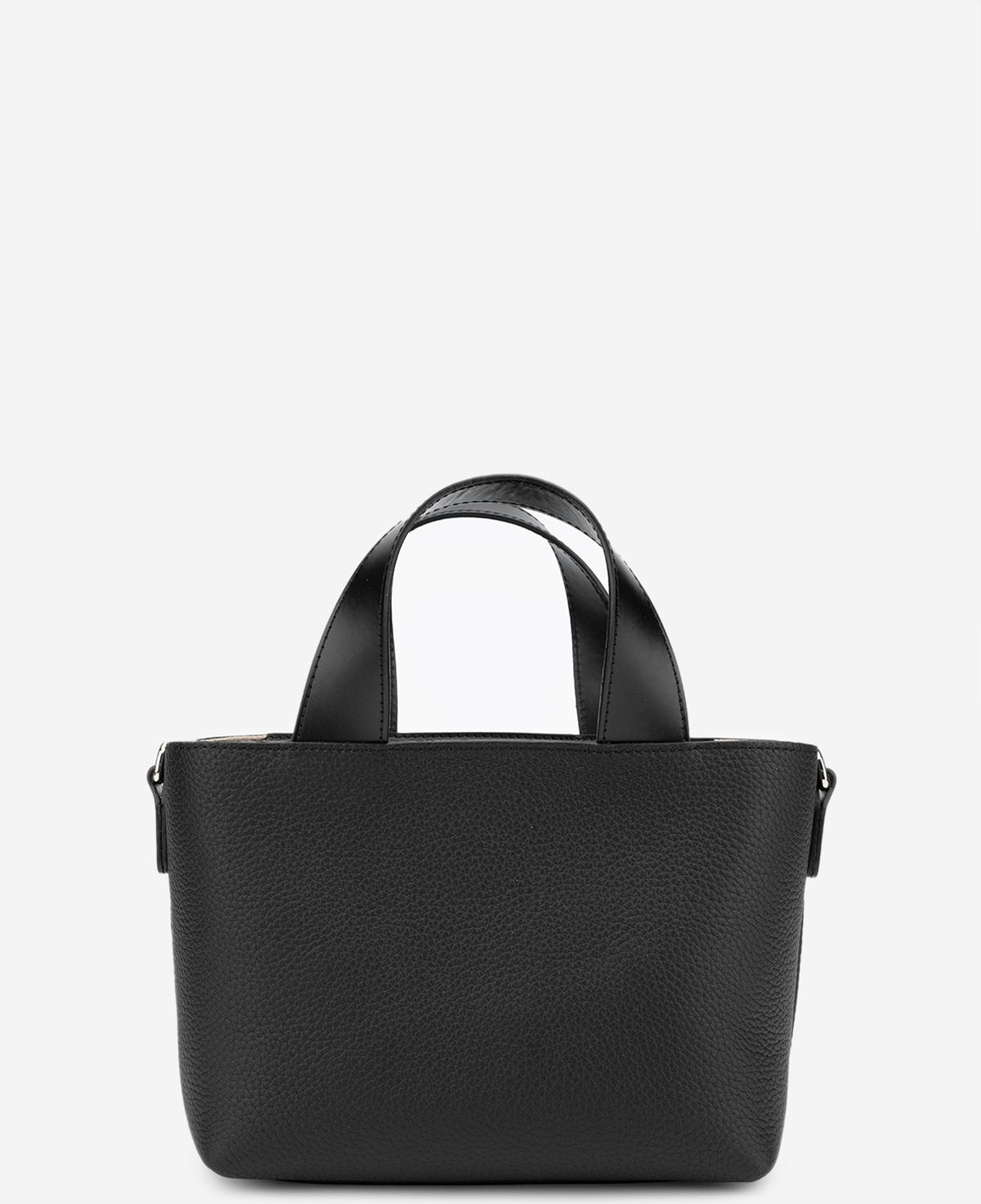 Valmenti Kadın Hakiki Deri Siyah El Çantası