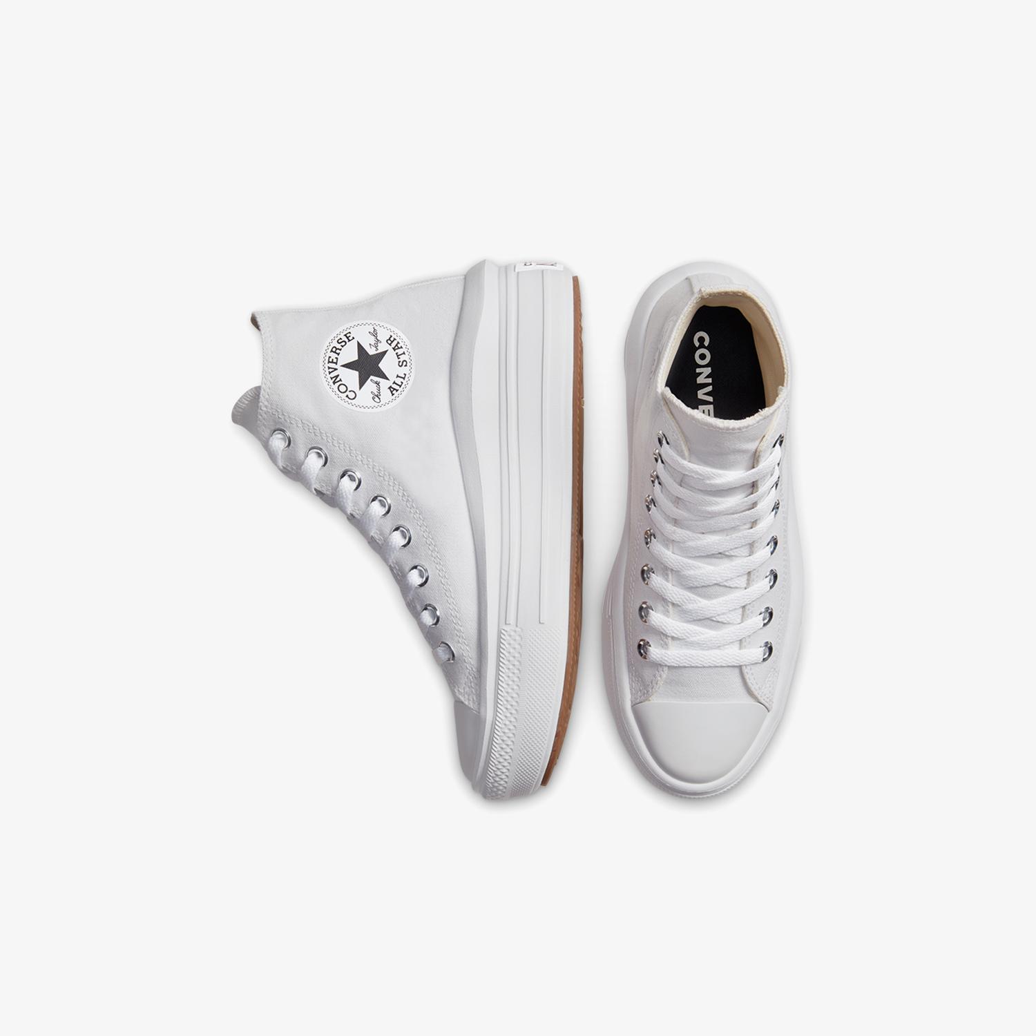 Converse Chuck Taylor All Star Move Platform Hi Kadın Beyaz Sneaker