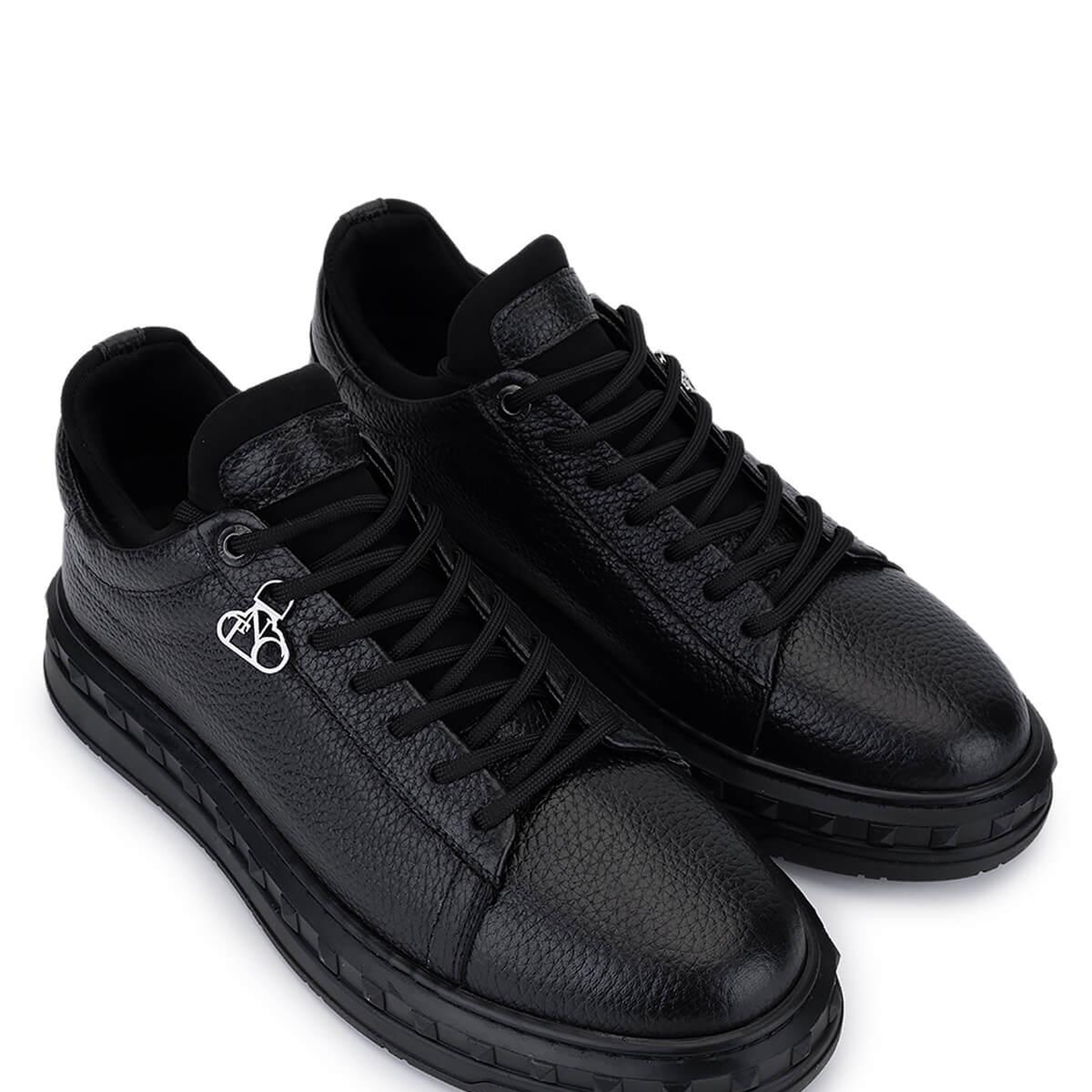 Tamer Tanca Erkek Siyah Deri Sneakers & Spor Ayakkabı