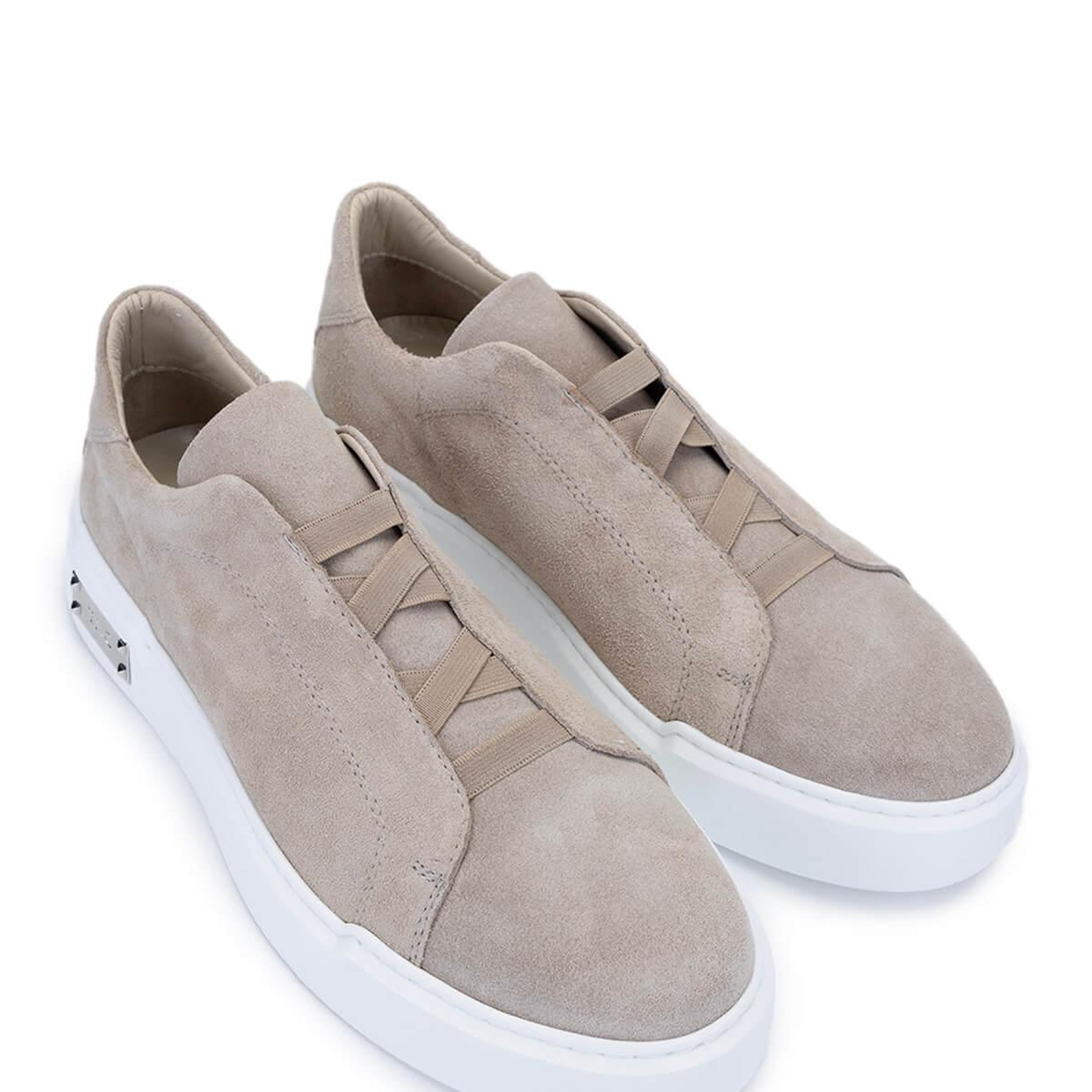 Tamer Tanca Erkek Hakiki Deri Bej Süet Sneakers & Spor Ayakkabı