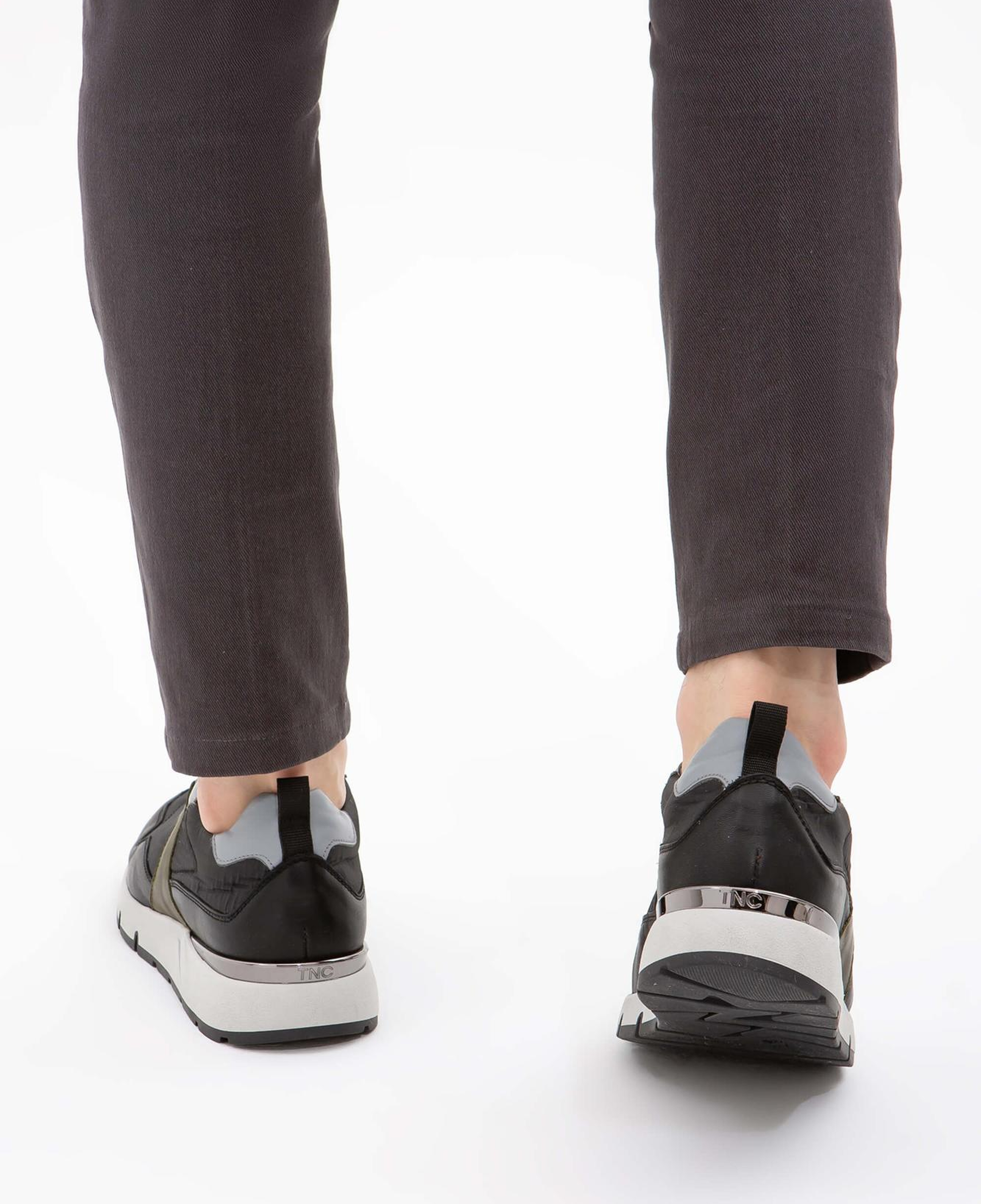 Tamer Tanca Erkek Hakiki Deri Siyah Sneakers & Spor Ayakkabı