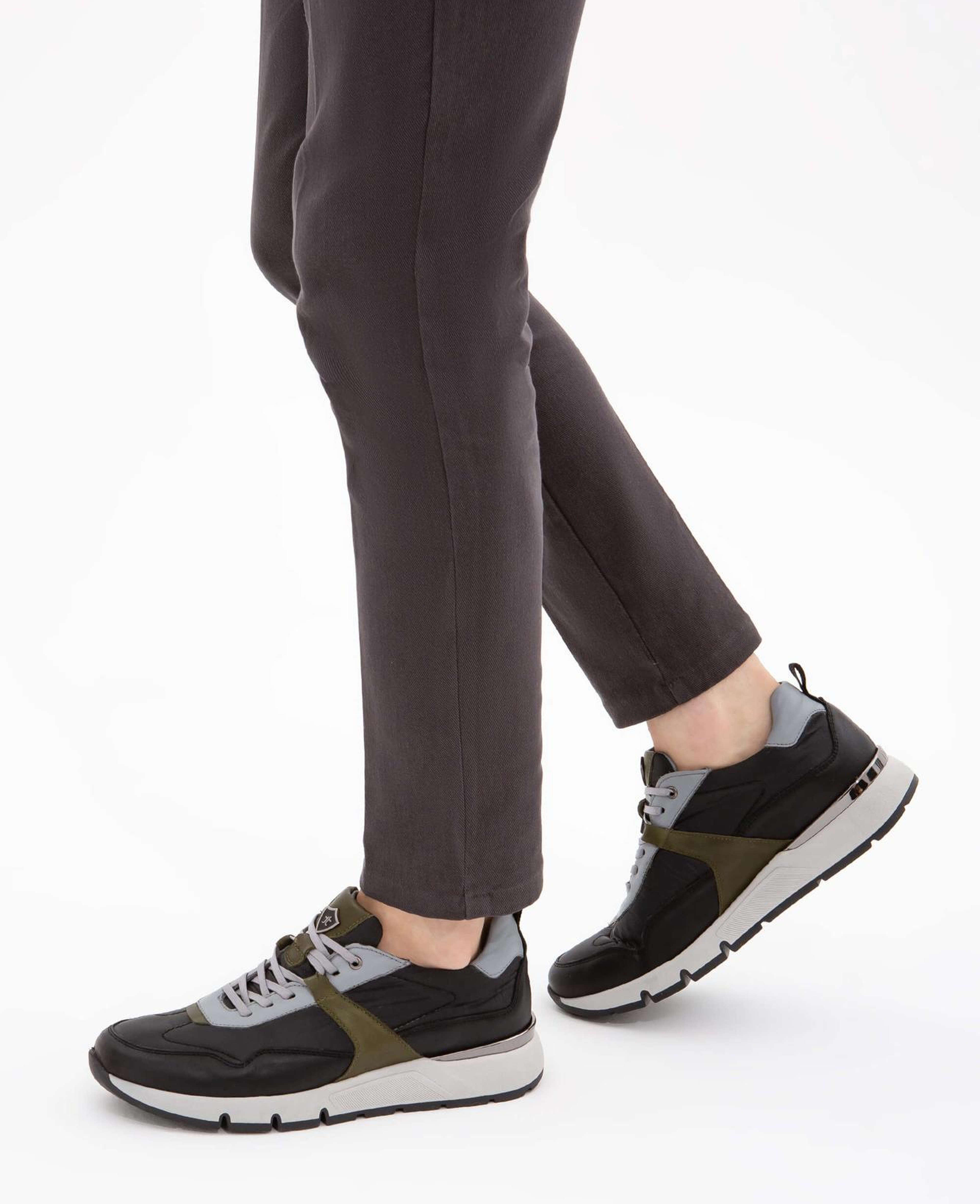 Tamer Tanca Erkek Hakiki Deri Siyah Sneakers & Spor Ayakkabı