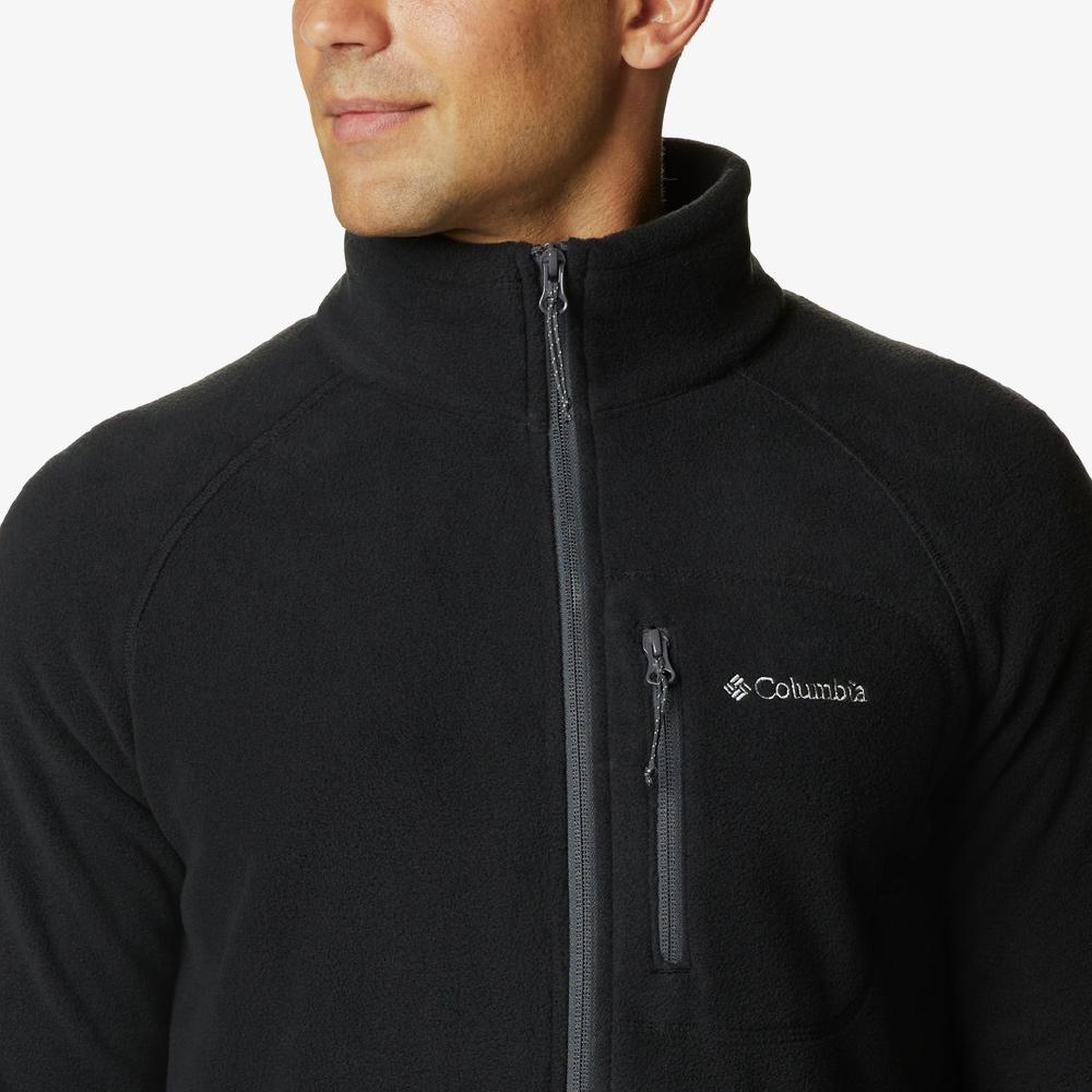 COLUMBIA FAST TREK II Erkek Siyah Fermuarlı Polar Ceket