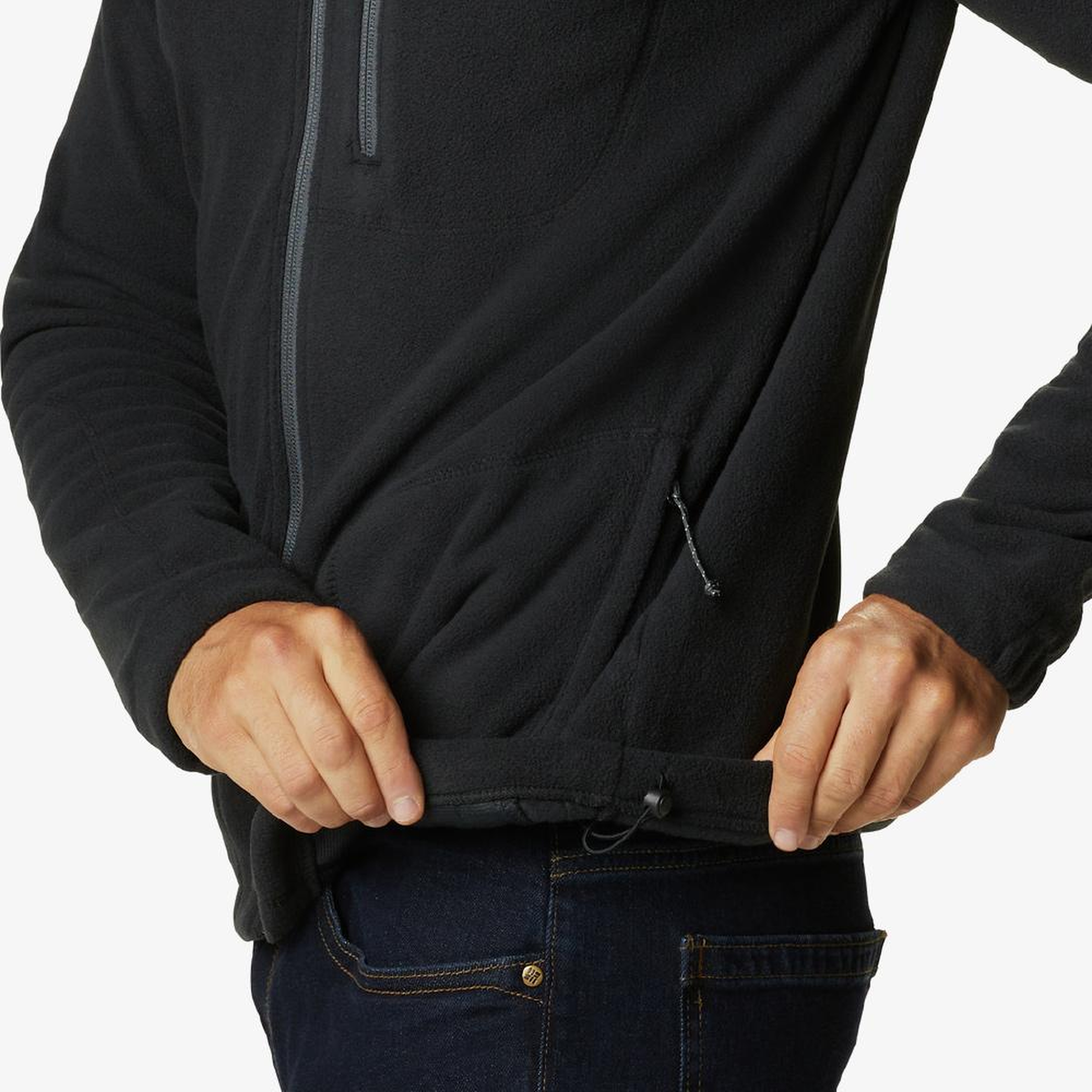 COLUMBIA FAST TREK II Erkek Siyah Fermuarlı Polar Ceket