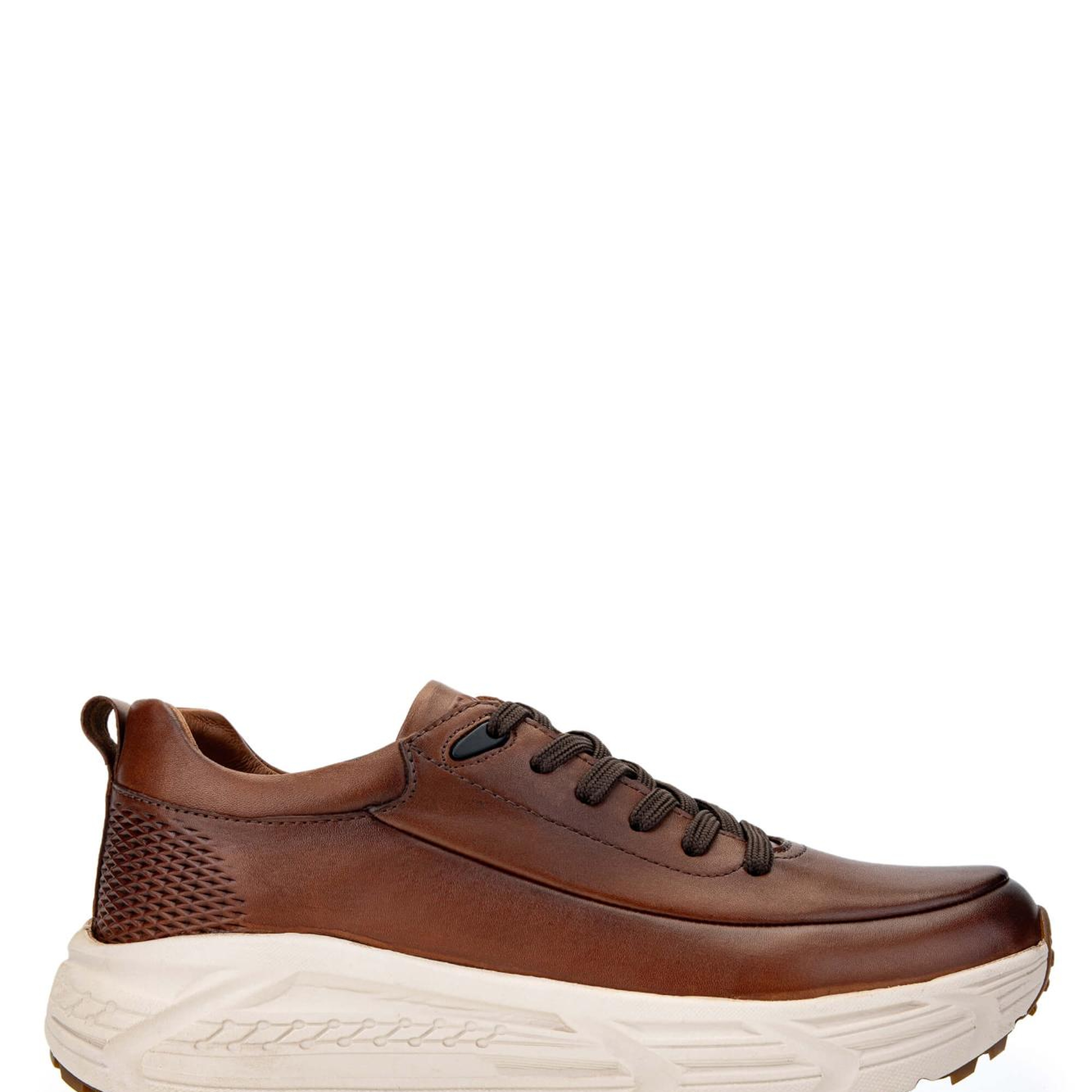 Tamer Tanca Erkek Hakiki Deri Kahverengi Sneakers & Spor Ayakkabı