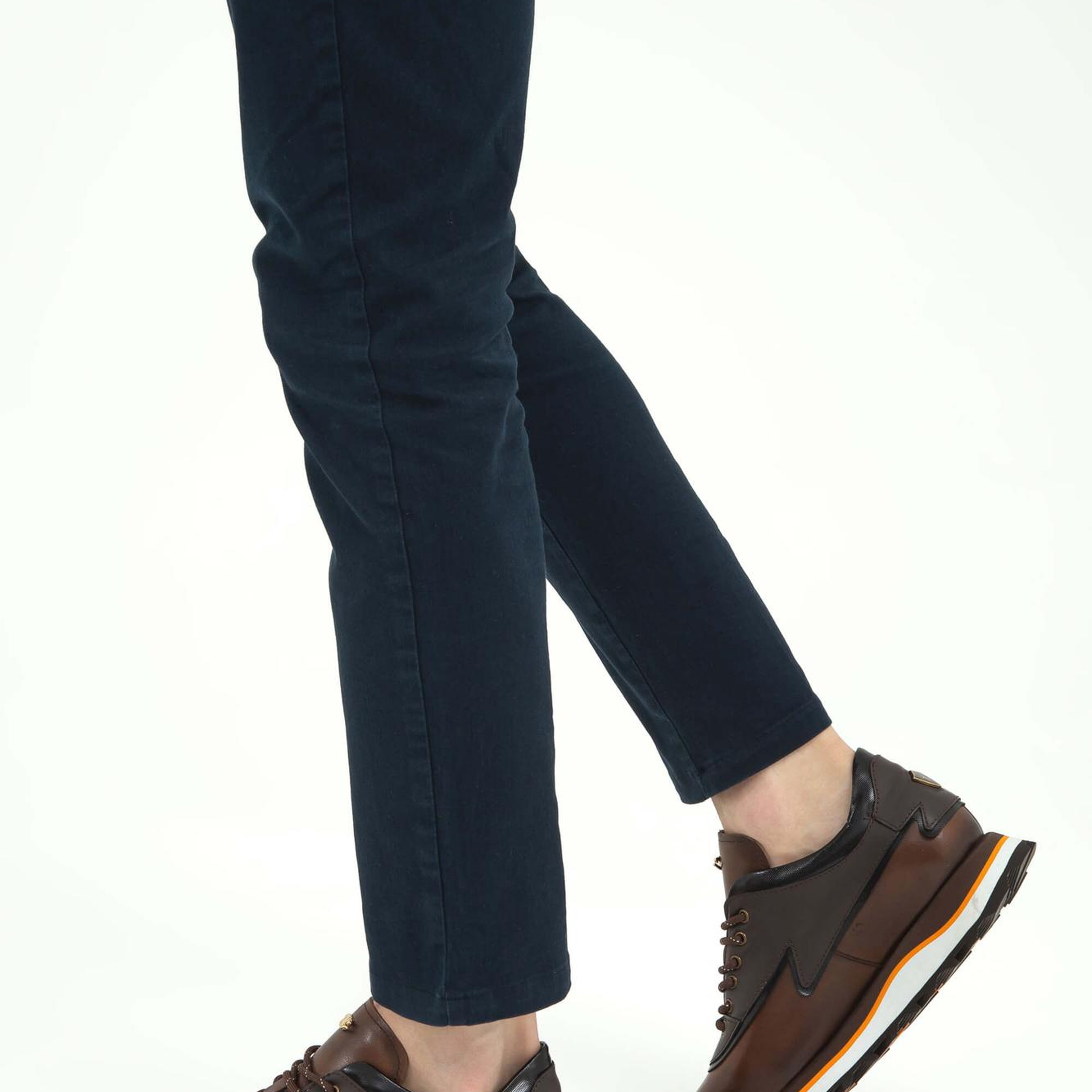 Tamer Tanca Erkek Hakiki Deri Kahverengi Sneakers & Spor Ayakkabı