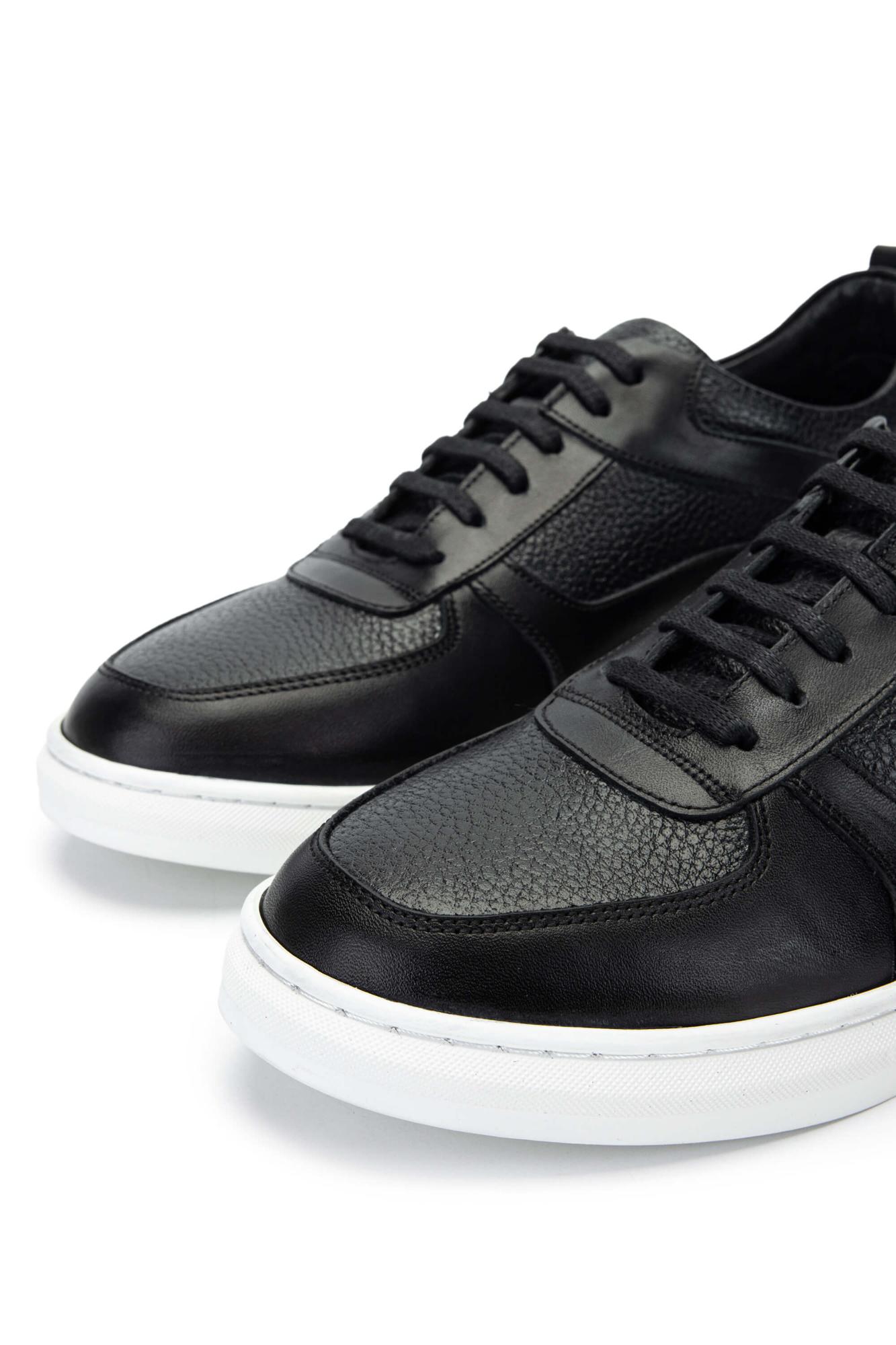 Tamer Tanca Erkek Hakiki Deri Siyah Sneakers & Spor Ayakkabı