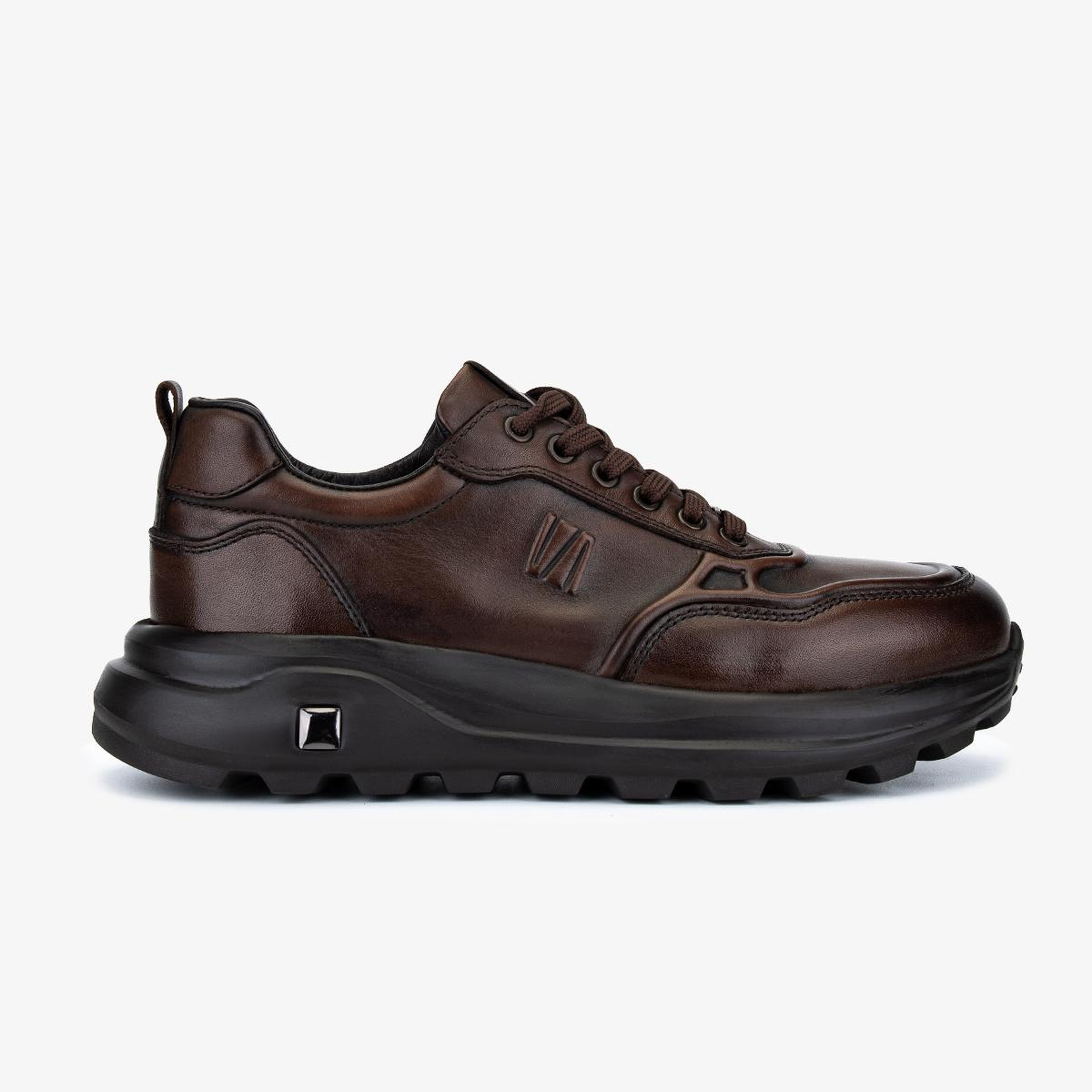 Valmenti Erkek Hakiki Deri Kahverengi Sneakers & Spor Ayakkabı