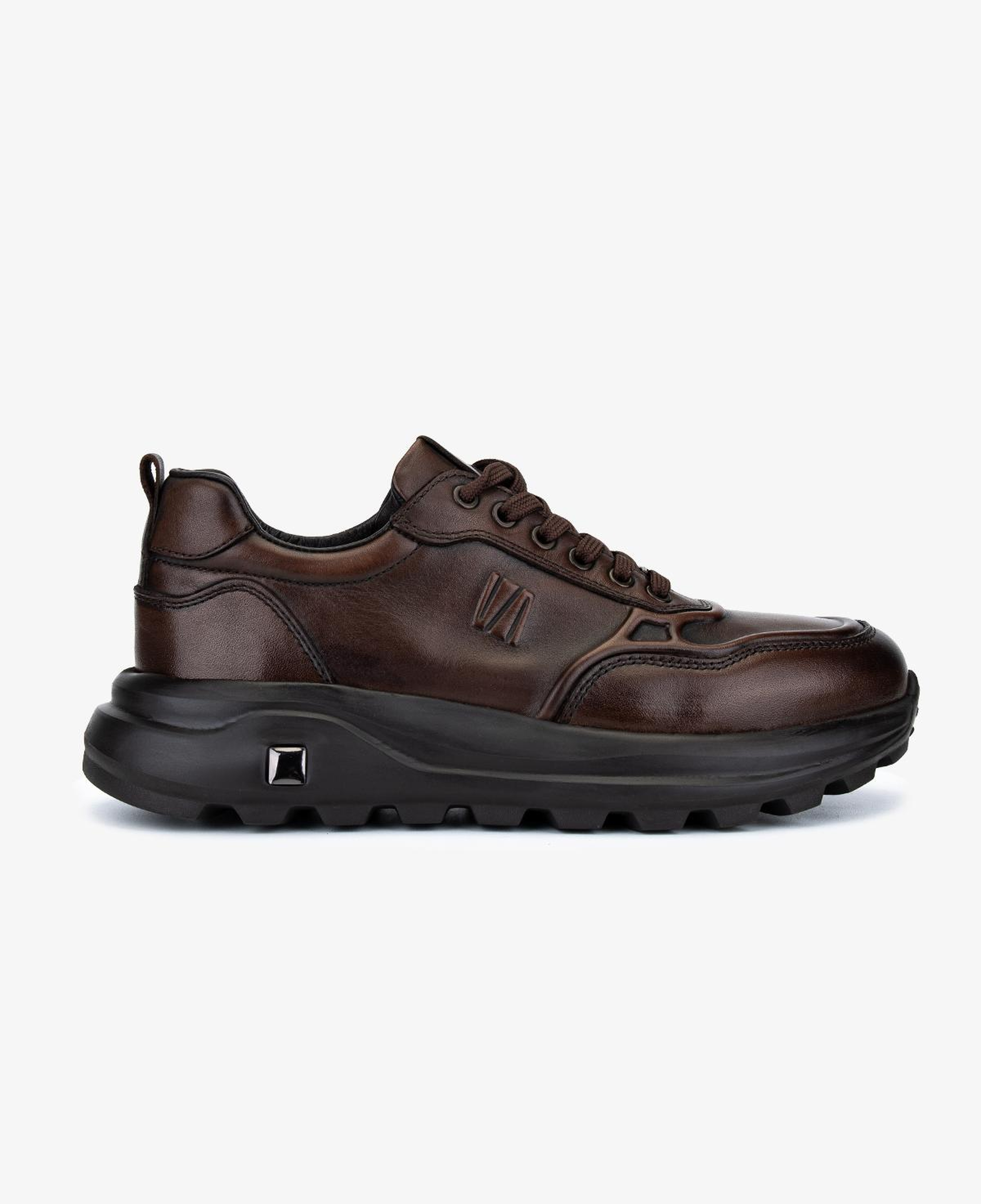Valmenti Erkek Hakiki Deri Kahverengi Sneakers & Spor Ayakkabı