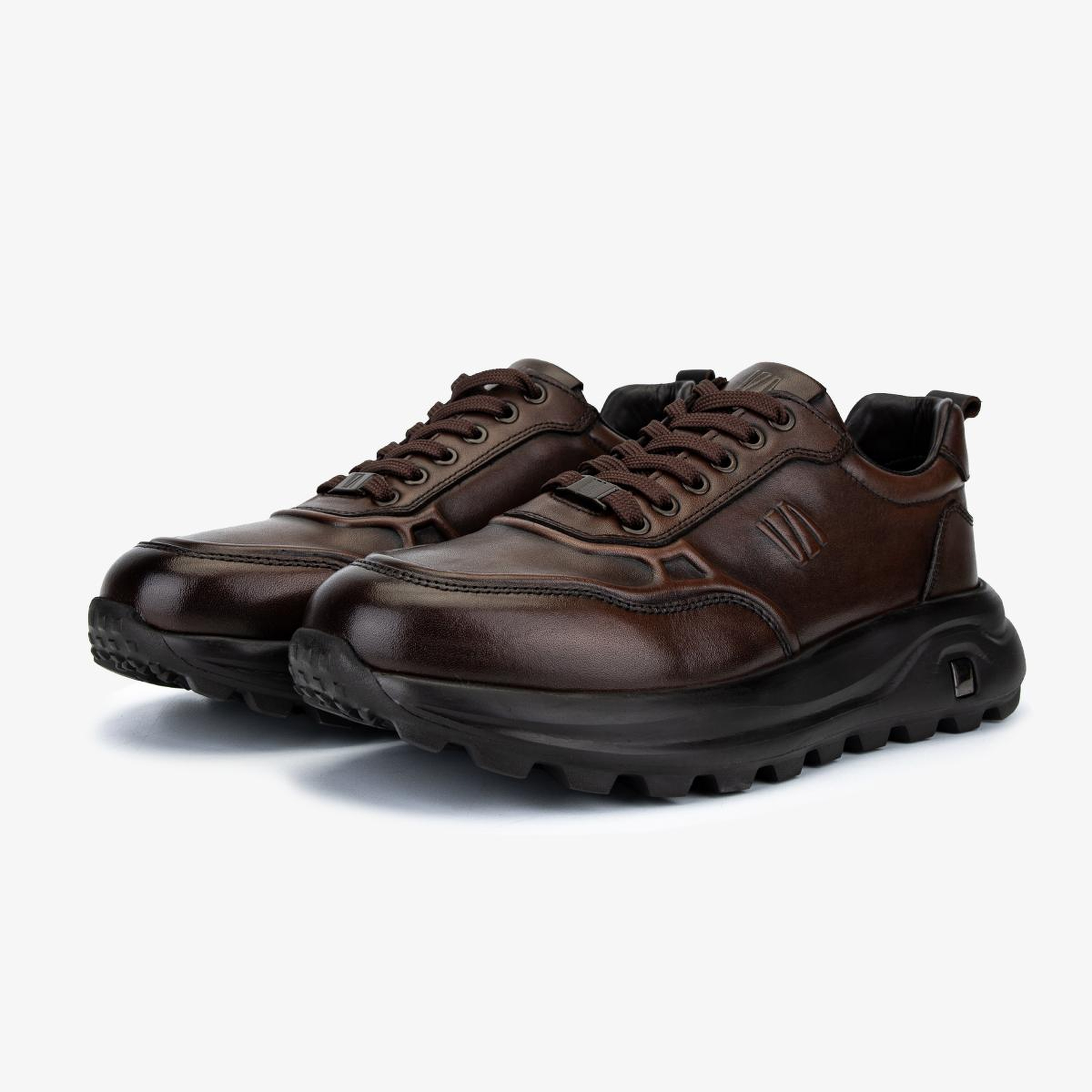 Valmenti Erkek Hakiki Deri Kahverengi Sneakers & Spor Ayakkabı