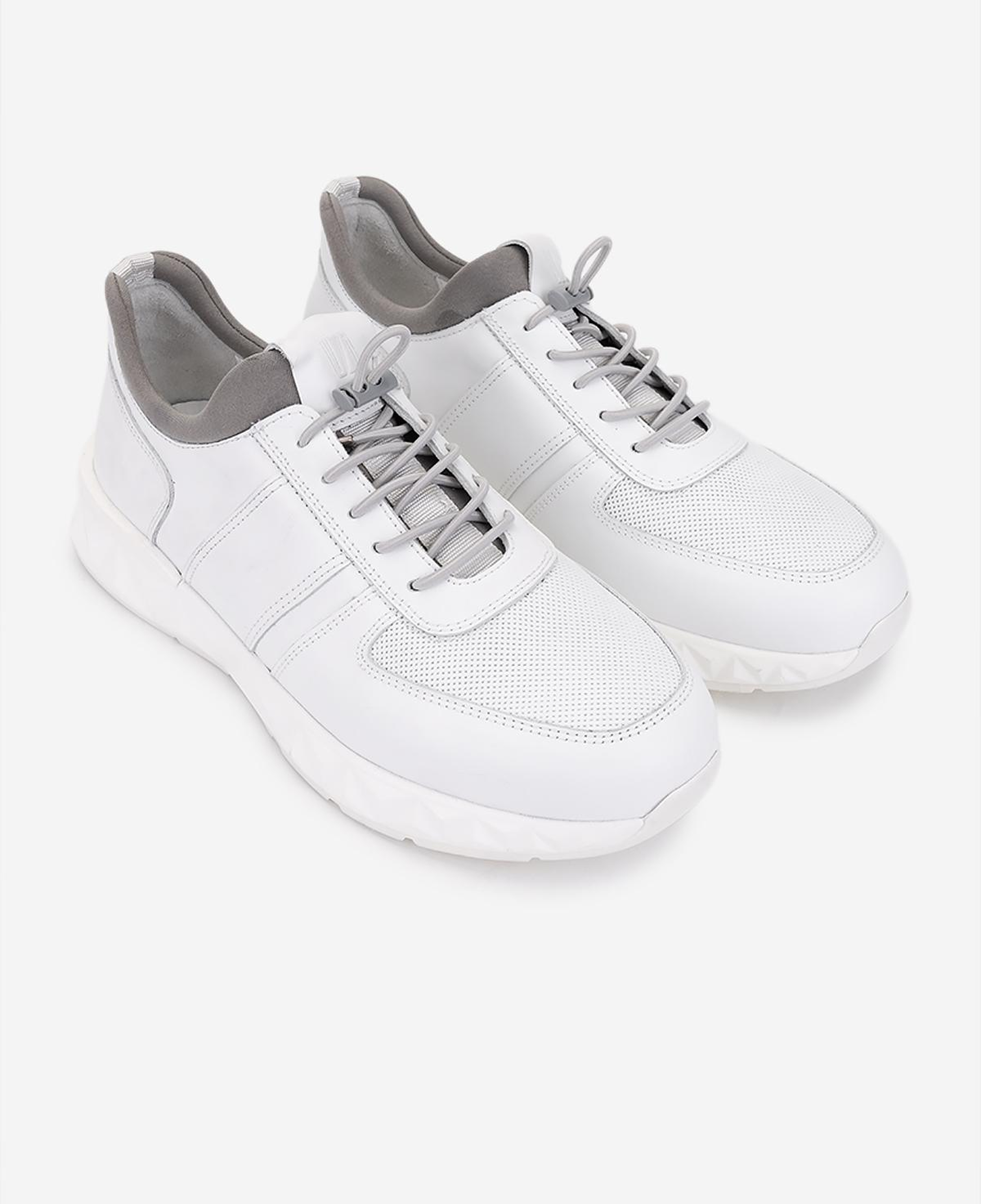 Valmenti Erkek Hakiki Deri Beyaz Sneakers & Spor Ayakkabı