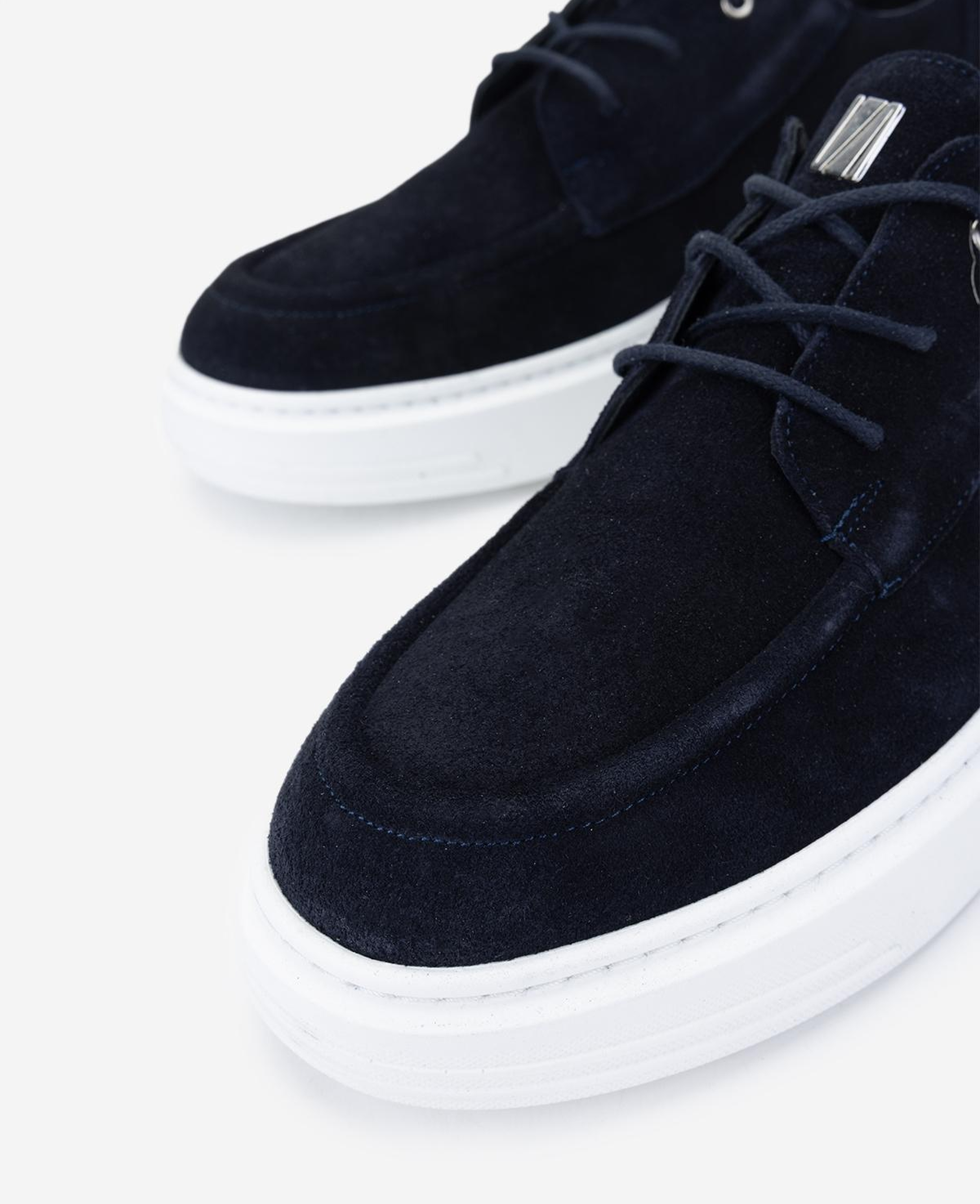 Valmenti Erkek Hakiki Deri Lacivert Süet Sneakers & Spor Ayakkabı