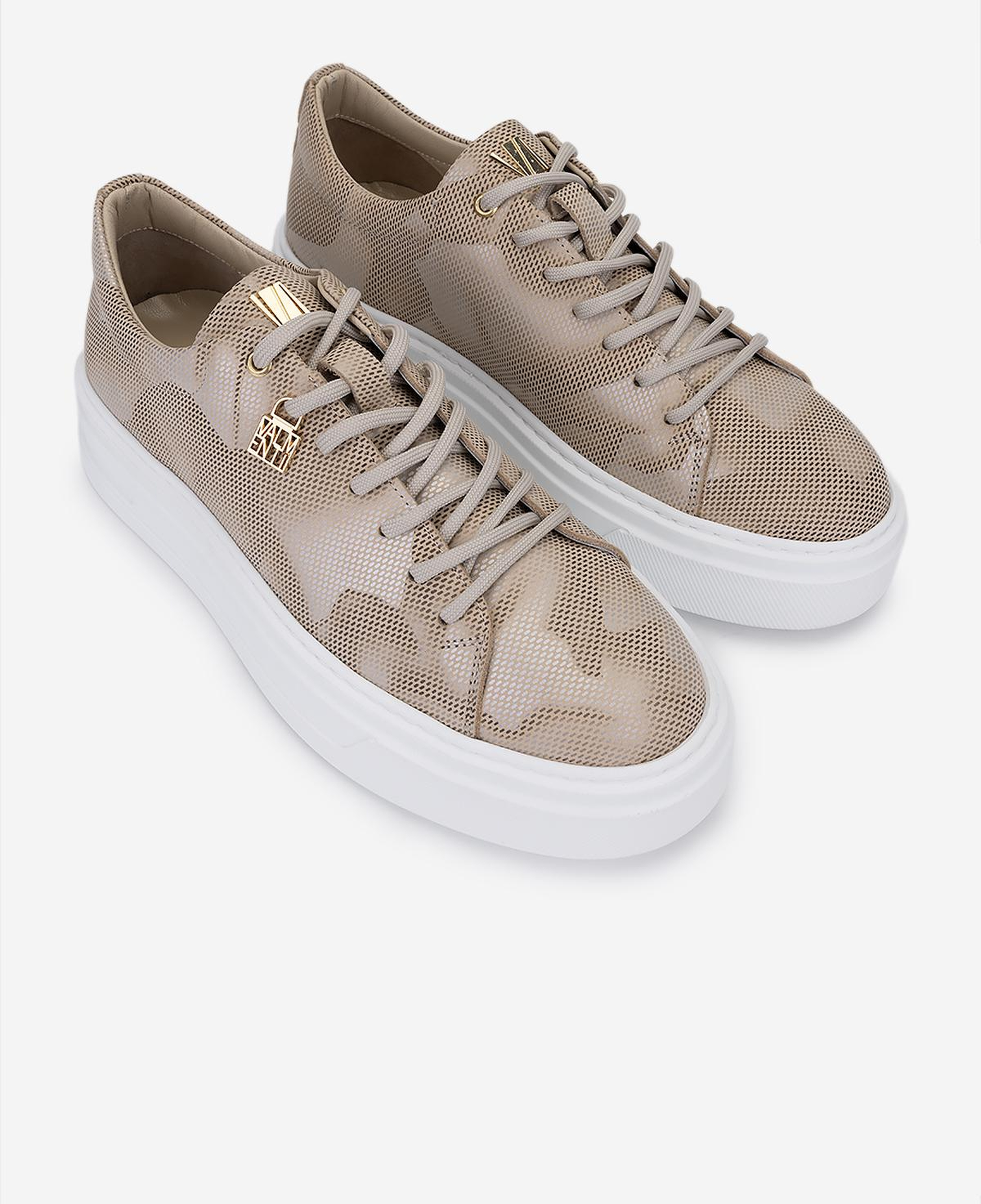 Valmenti Erkek Hakiki Deri Bej Sneakers & Spor Ayakkabı