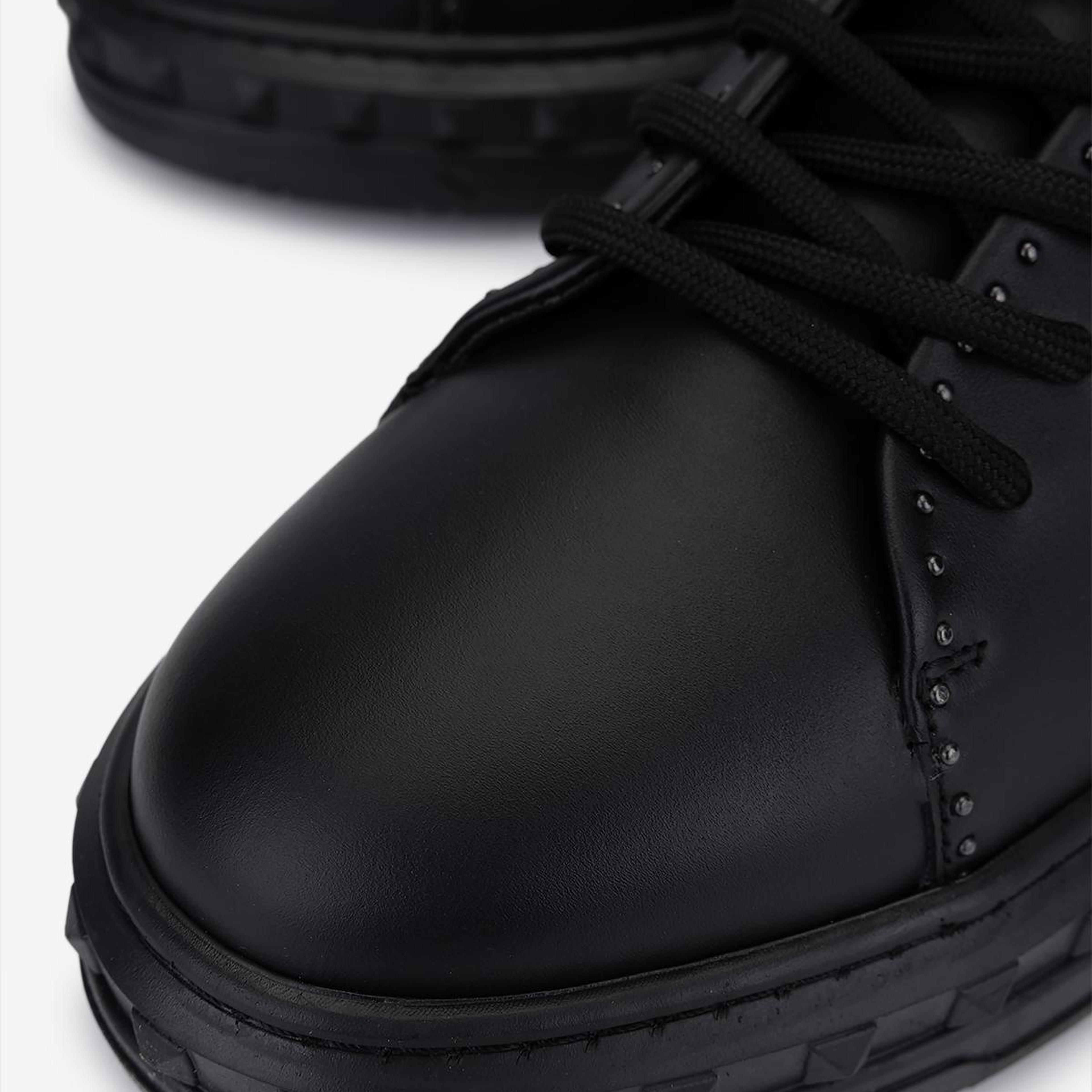 Valmenti Erkek Hakiki Deri Siyah Sneakers & Spor Ayakkabı