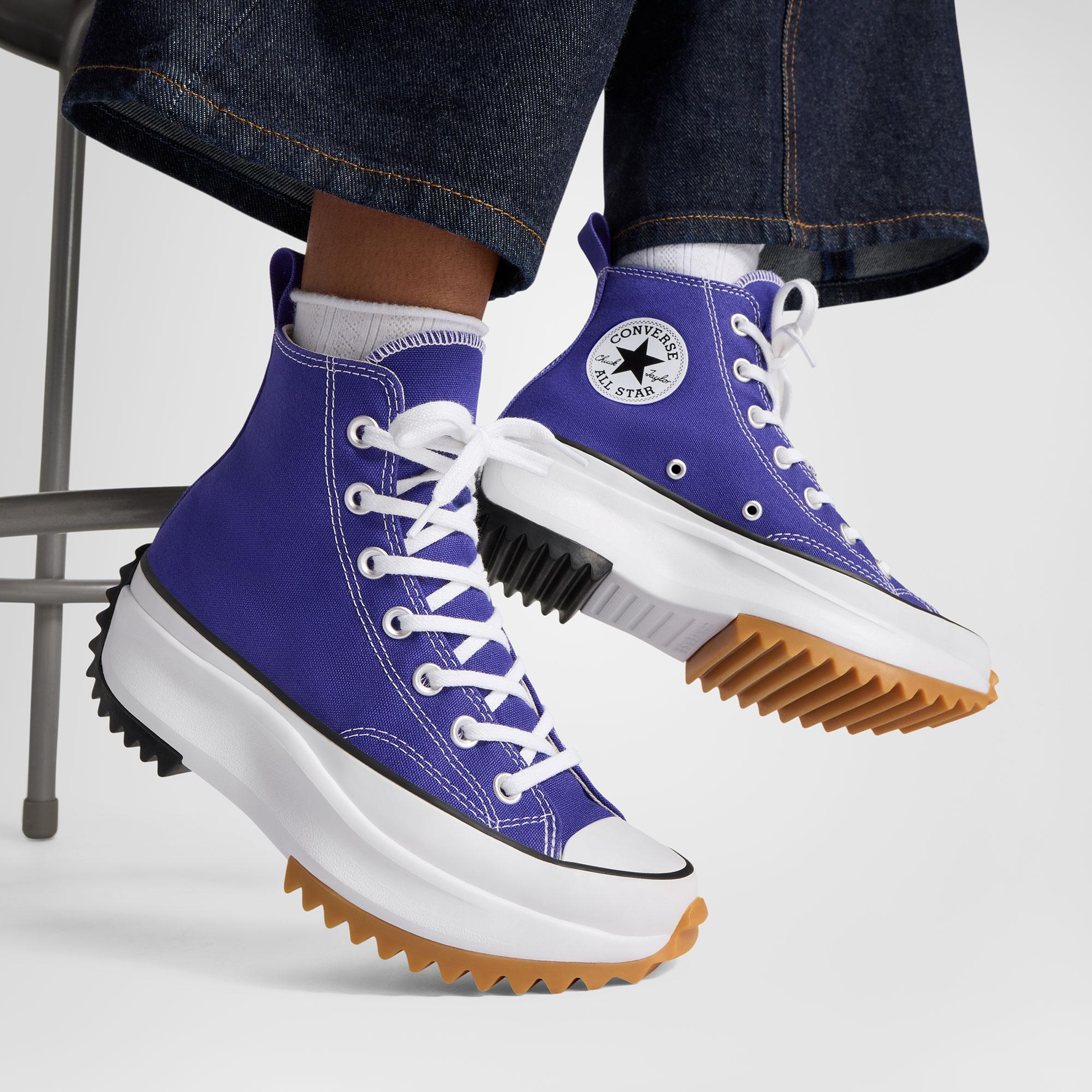 Converse Run Star Hike Unisex Mor Platform Sneaker