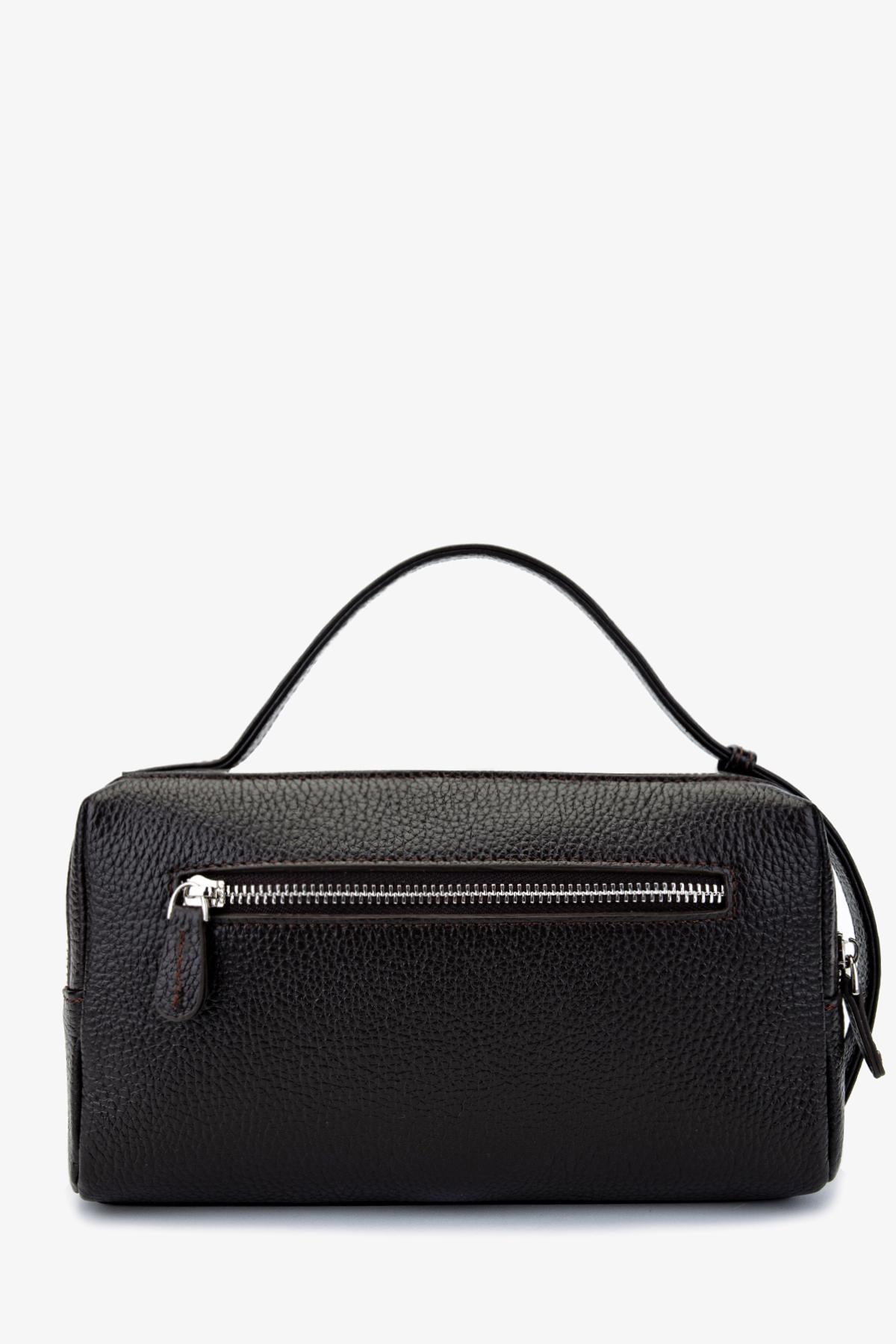 Valmenti Erkek Hakiki Deri Kahverengi El Çantası