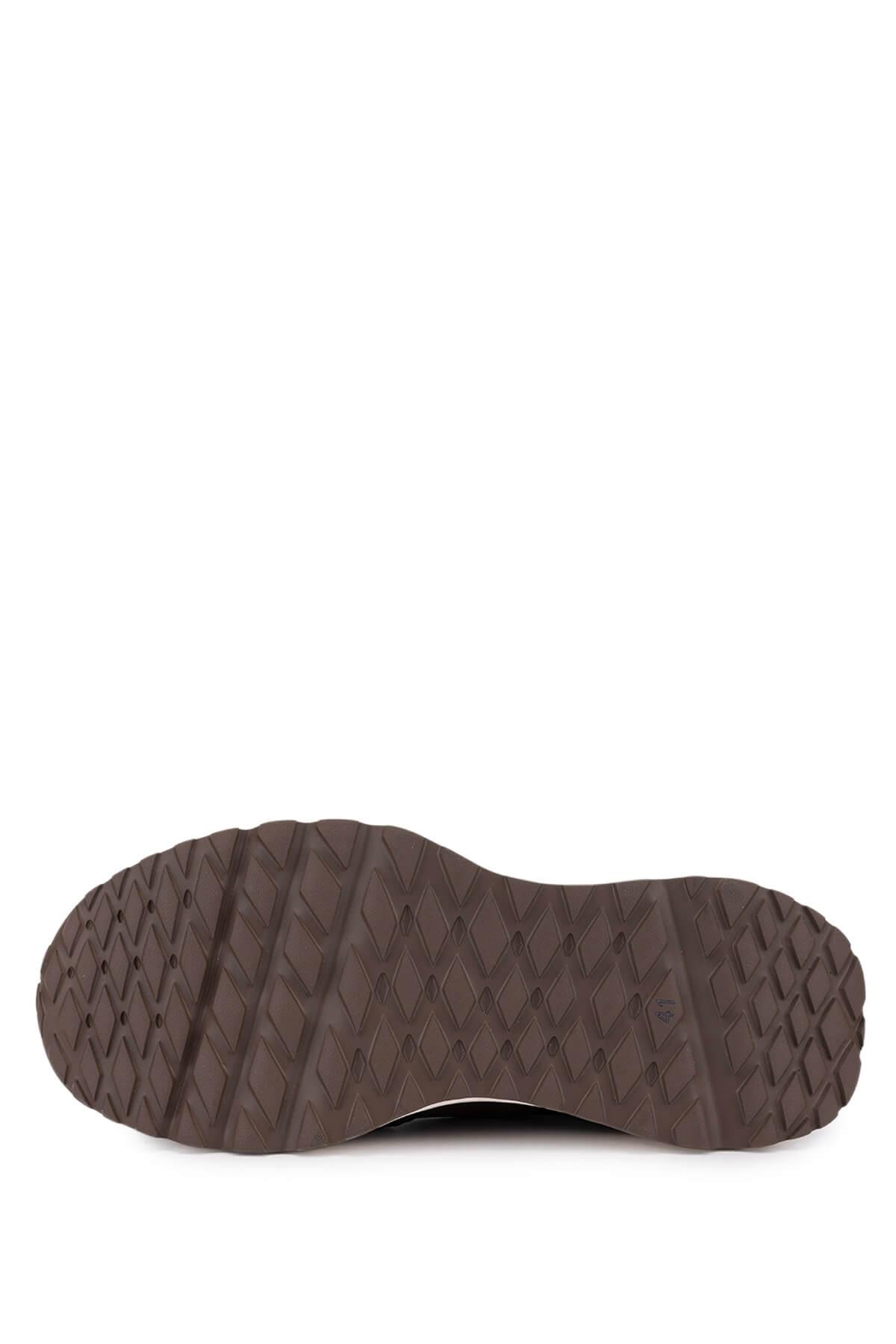 Tamer Tanca Erkek Hakiki Deri Kahverengi Sneakers & Spor Ayakkabı