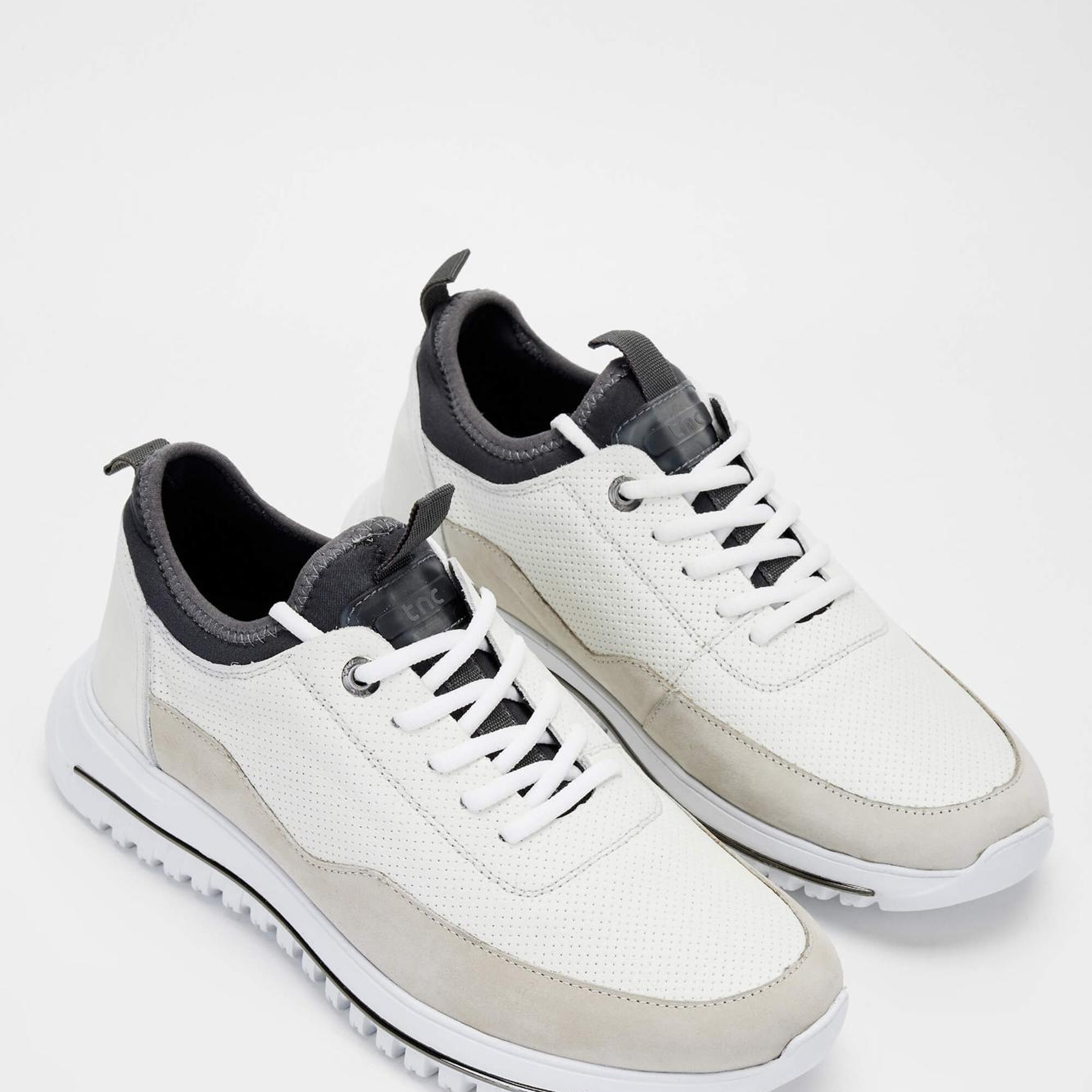 Tamer Tanca Erkek Hakiki Deri Beyaz Sneakers & Spor Ayakkabı