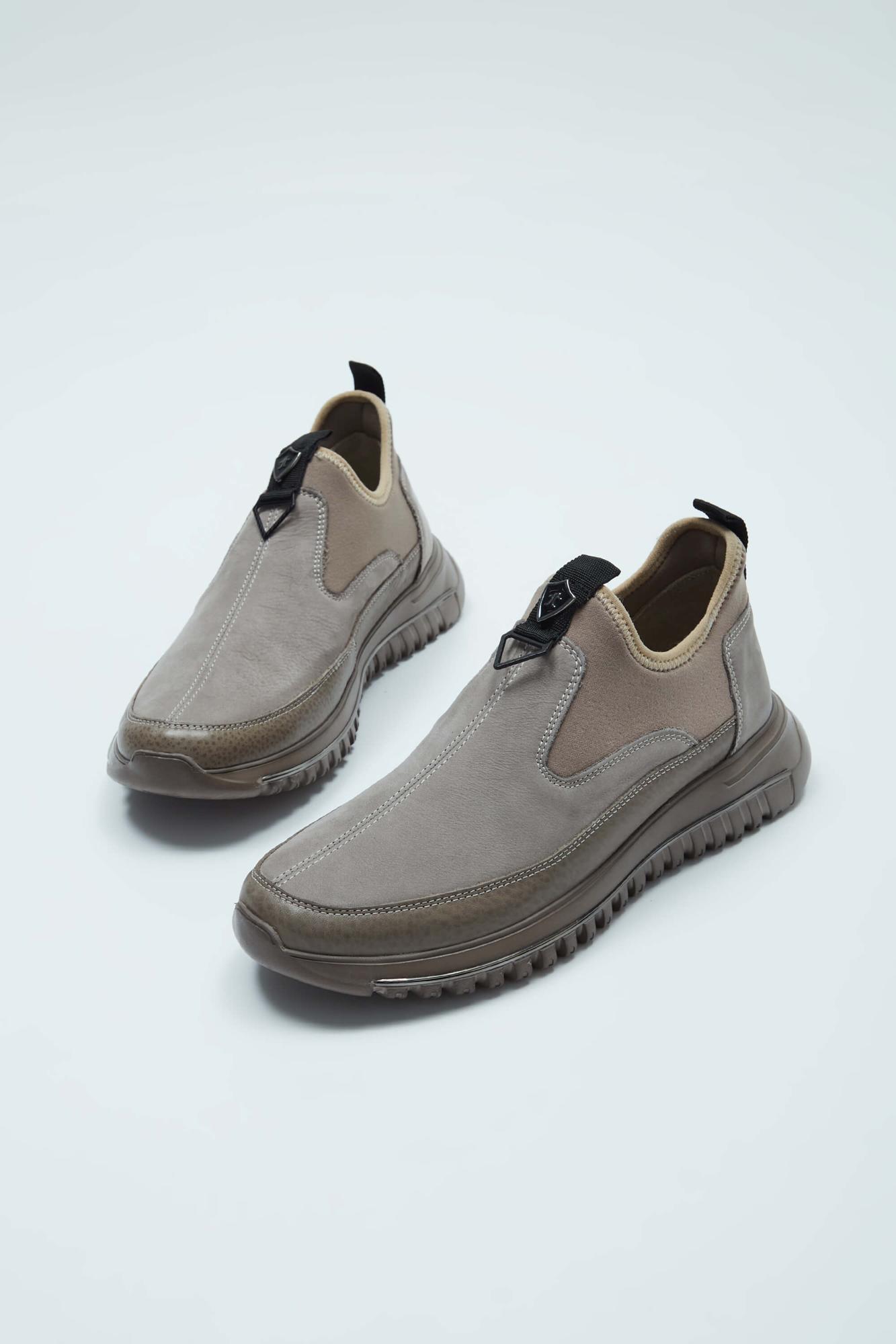 Tamer Tanca Erkek Hakiki Deri Vizon Sneakers & Spor Ayakkabı