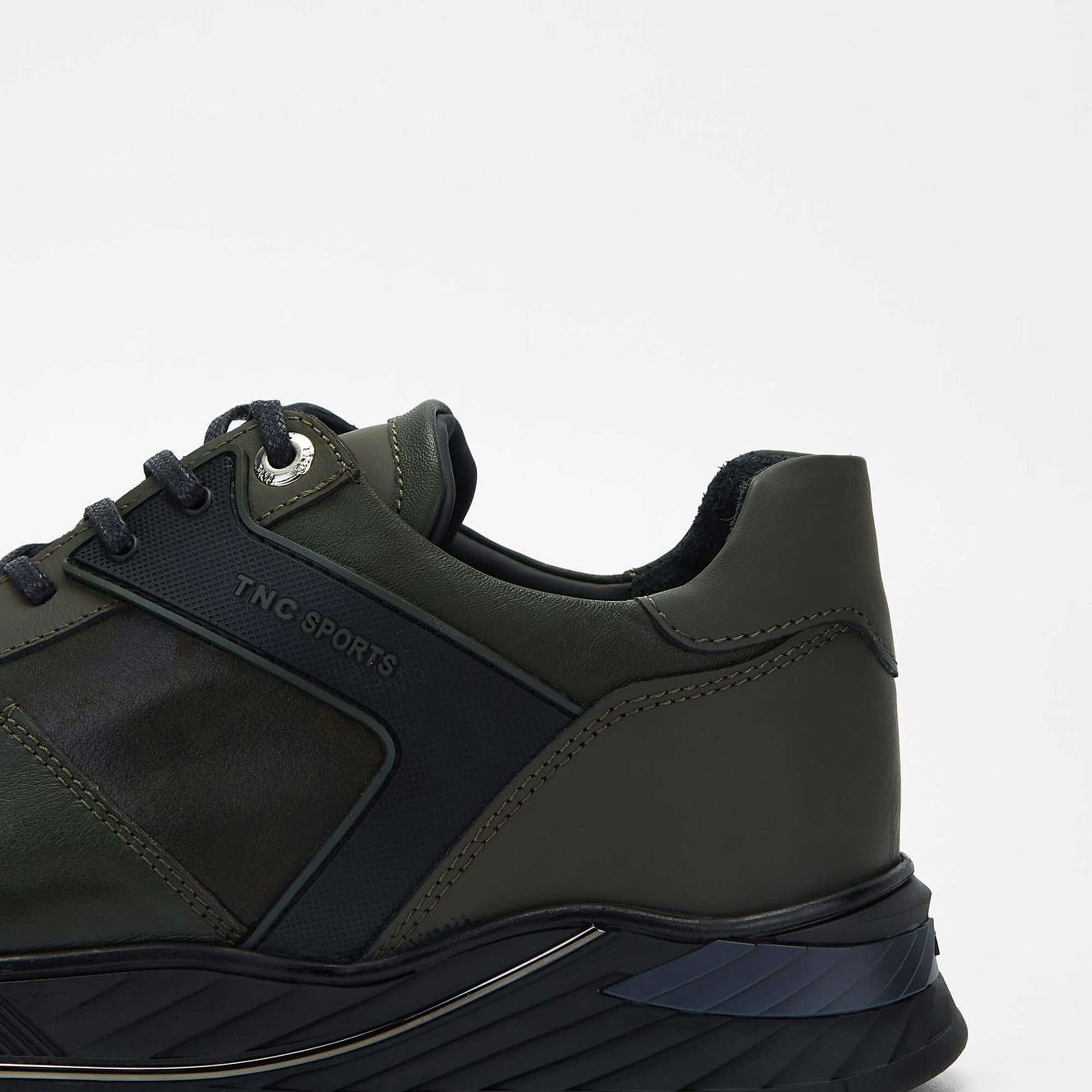 Tamer Tanca Erkek Hakiki Deri Haki Sneakers & Spor Ayakkabı