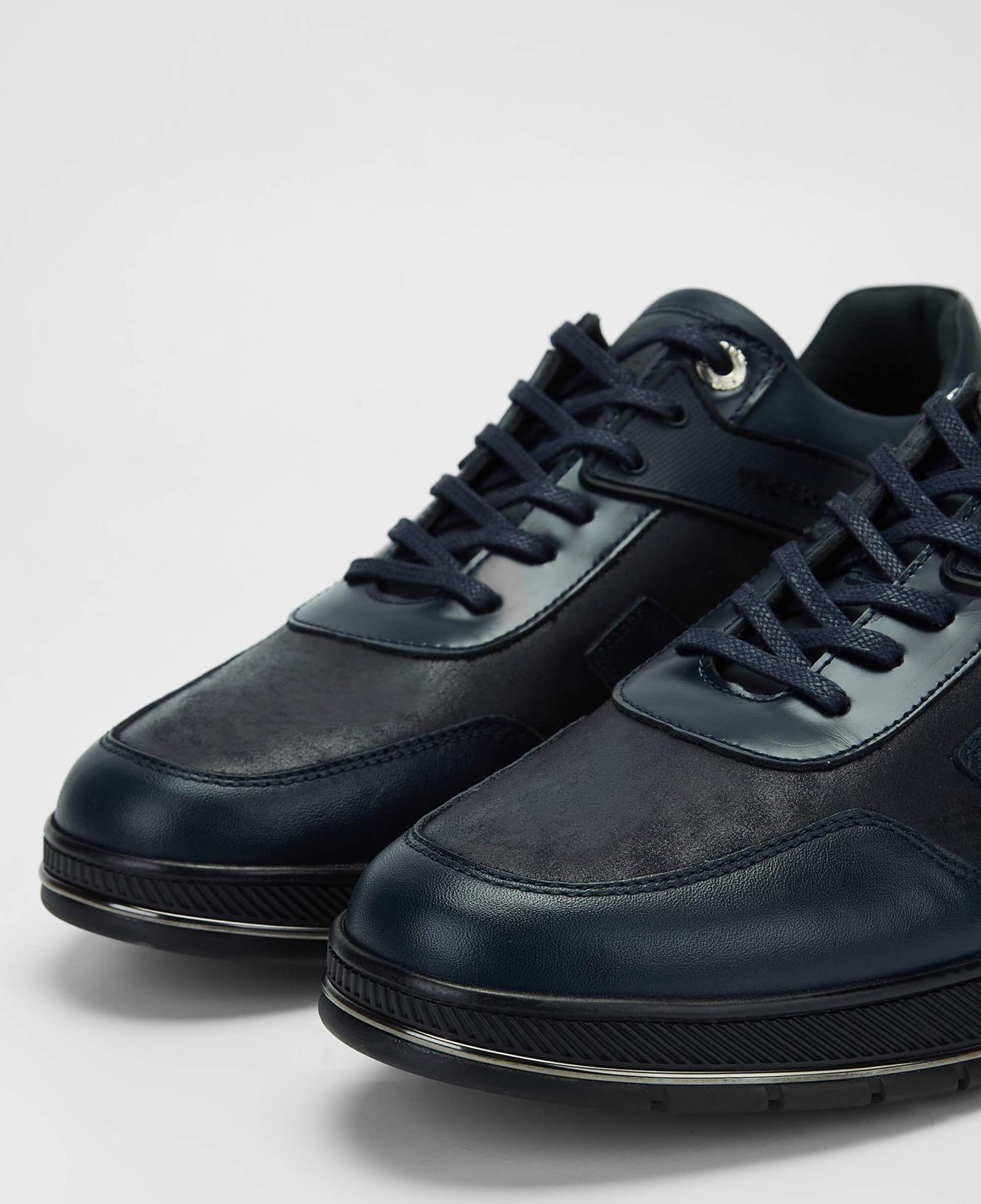 Tamer Tanca Erkek Hakiki Deri Lacivert Sneakers & Spor Ayakkabı