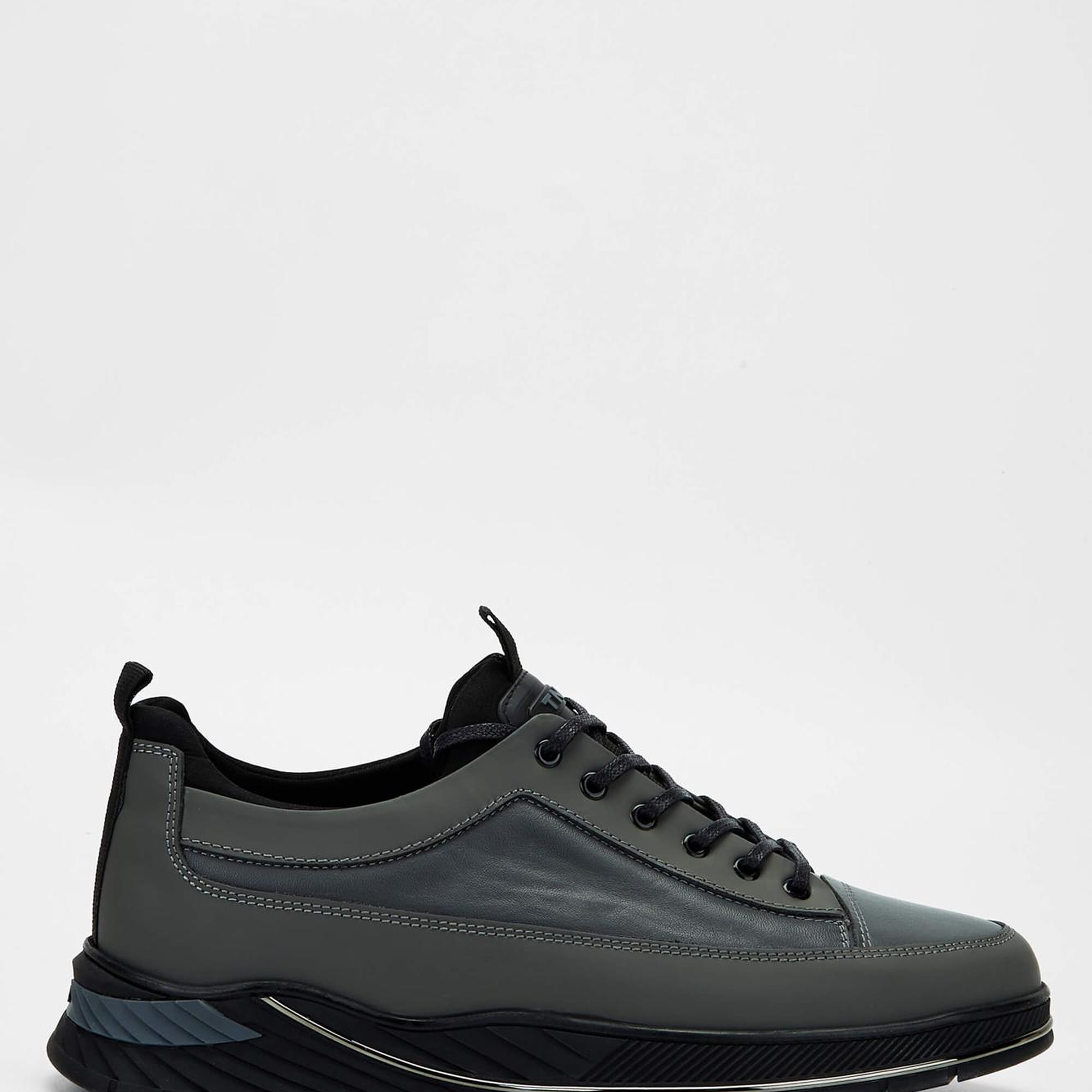 Tamer Tanca Erkek Hakiki Deri Gri Sneakers & Spor Ayakkabı