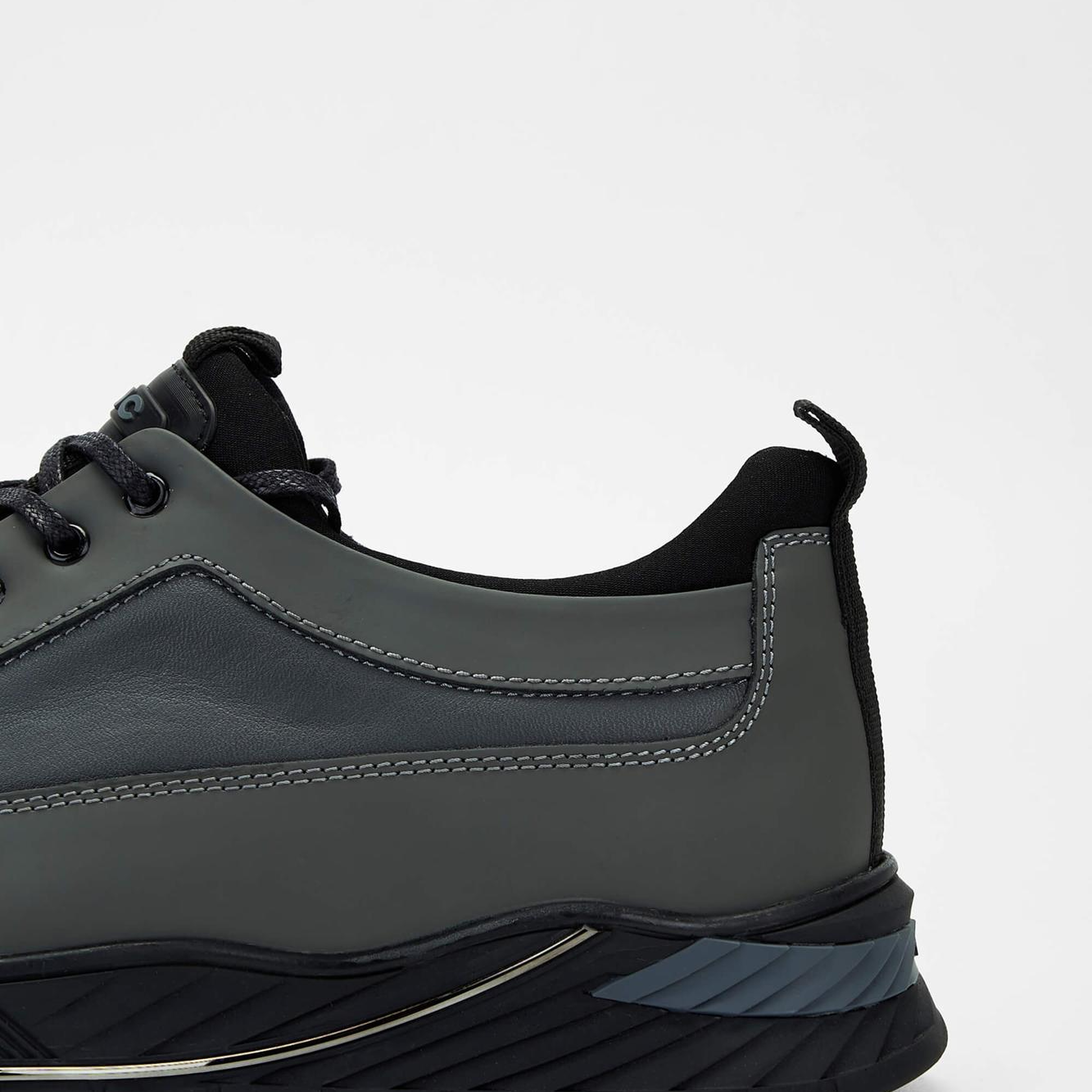 Tamer Tanca Erkek Hakiki Deri Gri Sneakers & Spor Ayakkabı