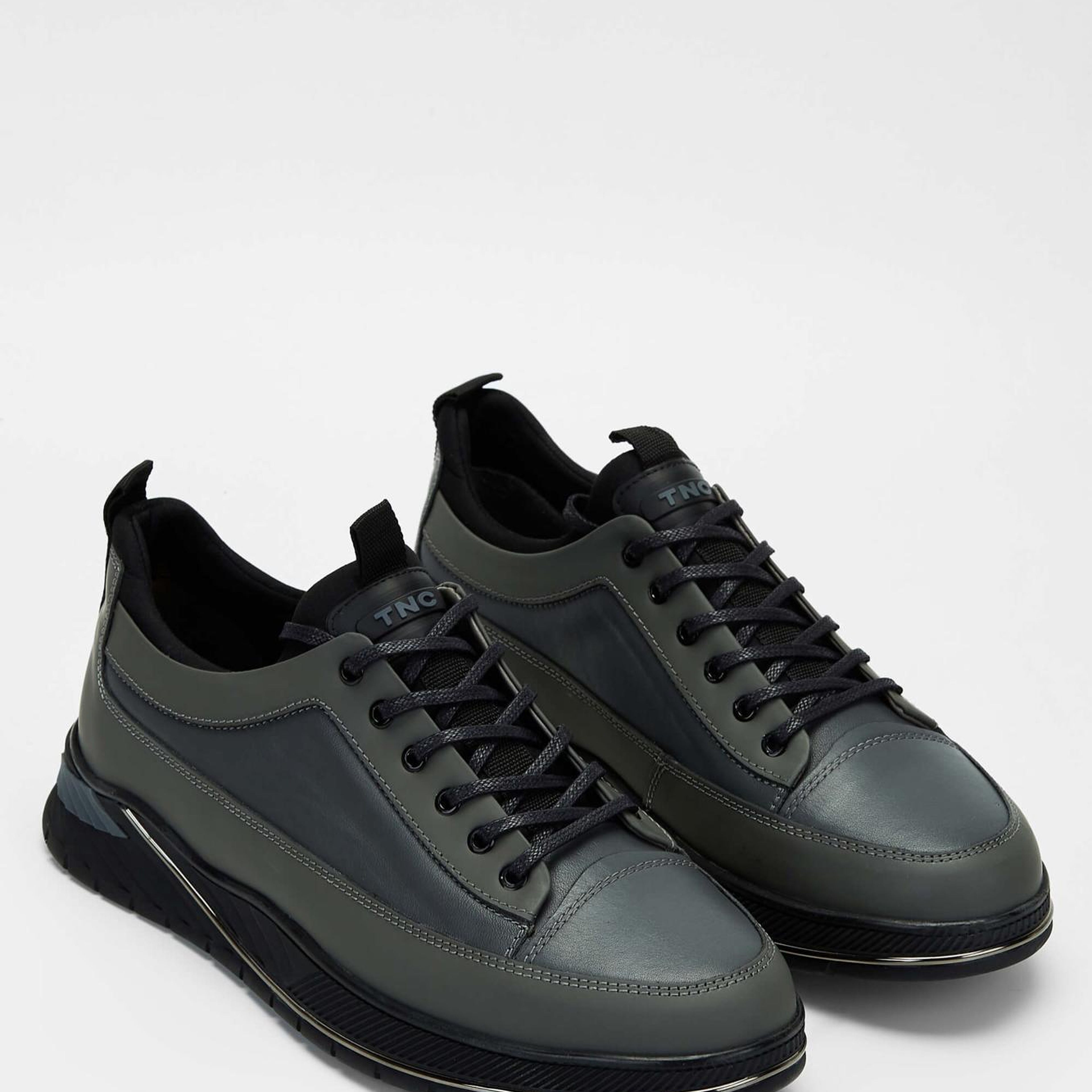 Tamer Tanca Erkek Hakiki Deri Gri Sneakers & Spor Ayakkabı