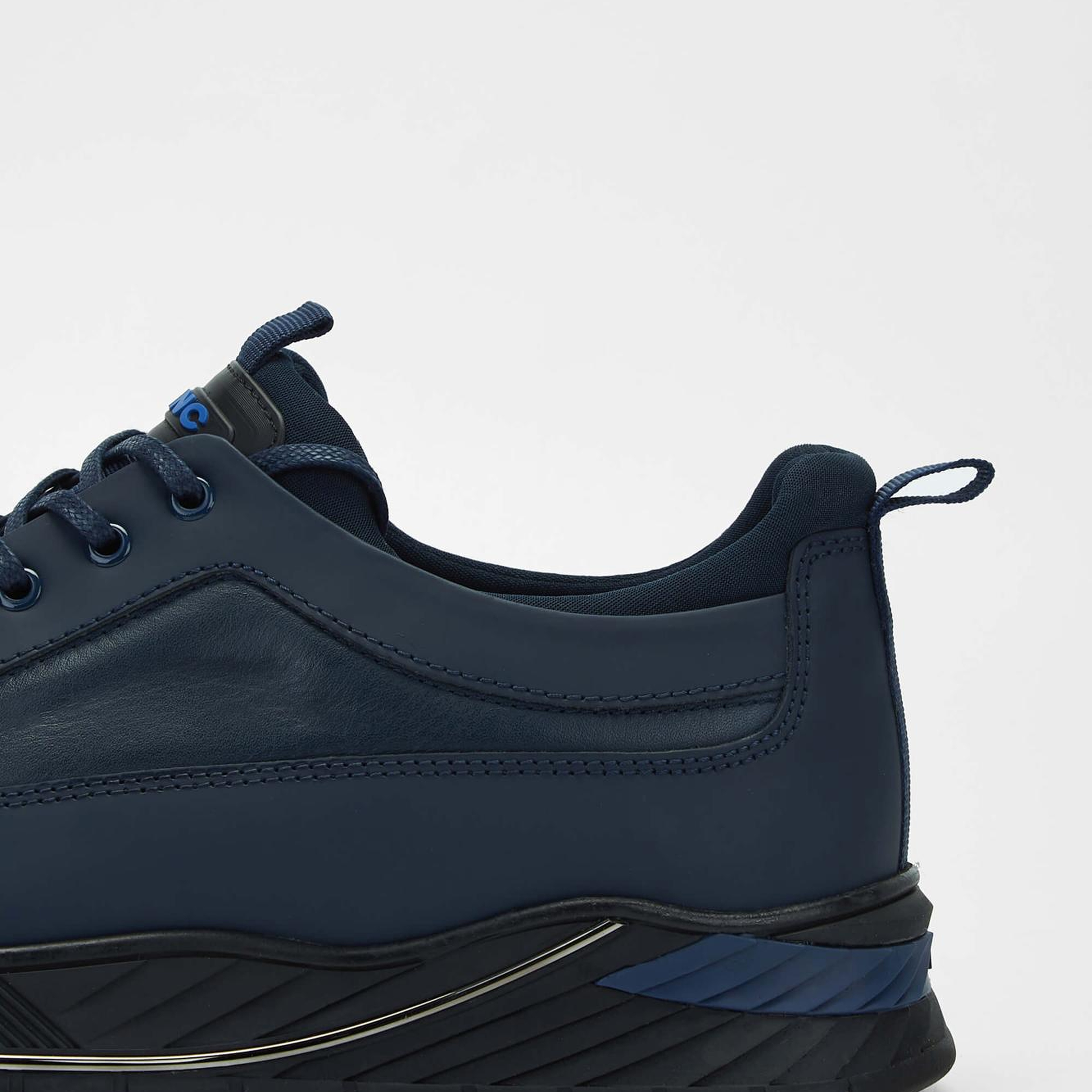 Tamer Tanca Erkek Hakiki Deri Lacivert Sneakers & Spor Ayakkabı