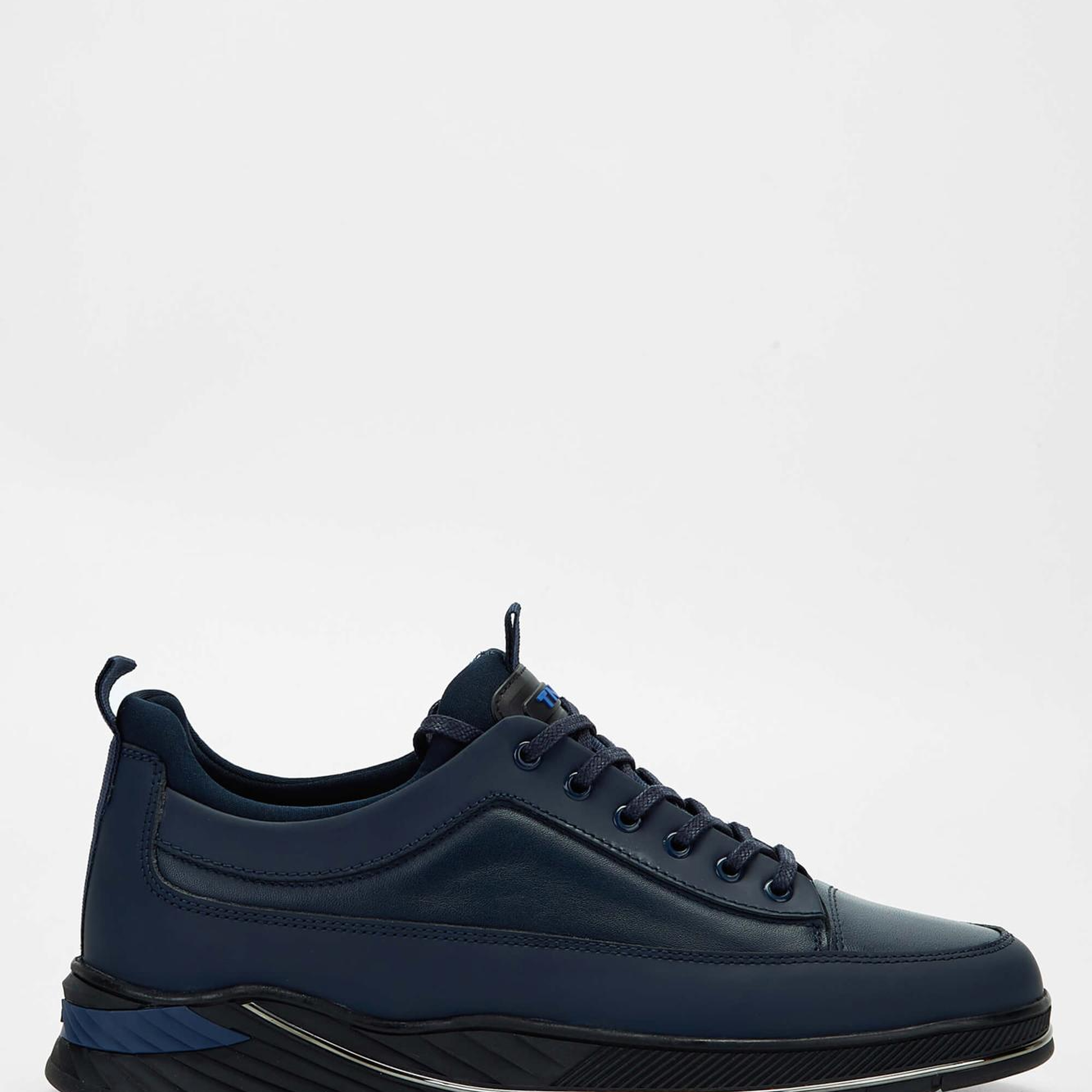 Tamer Tanca Erkek Hakiki Deri Lacivert Sneakers & Spor Ayakkabı