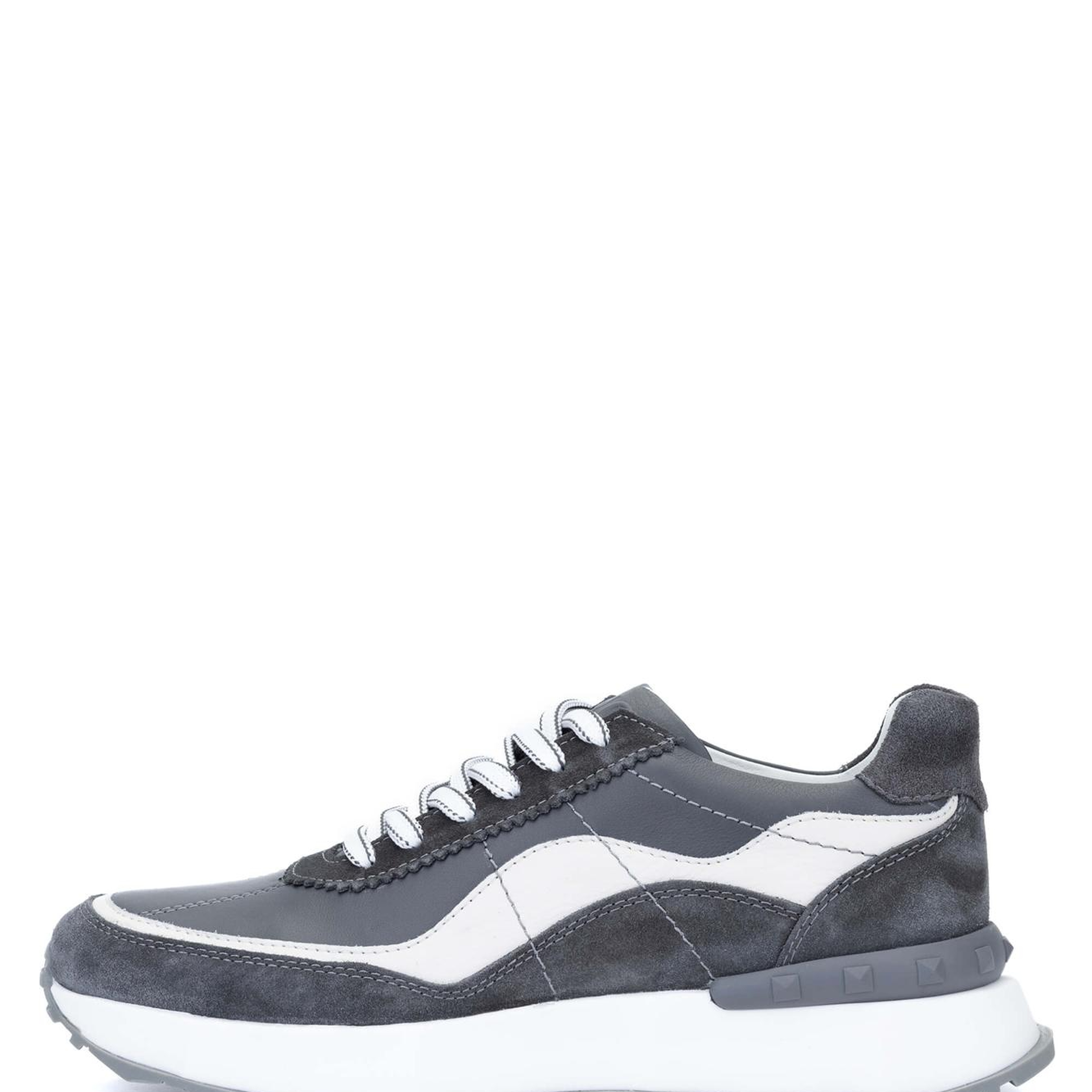 Tamer Tanca Erkek Hakiki Deri Gri Sneakers & Spor Ayakkabı