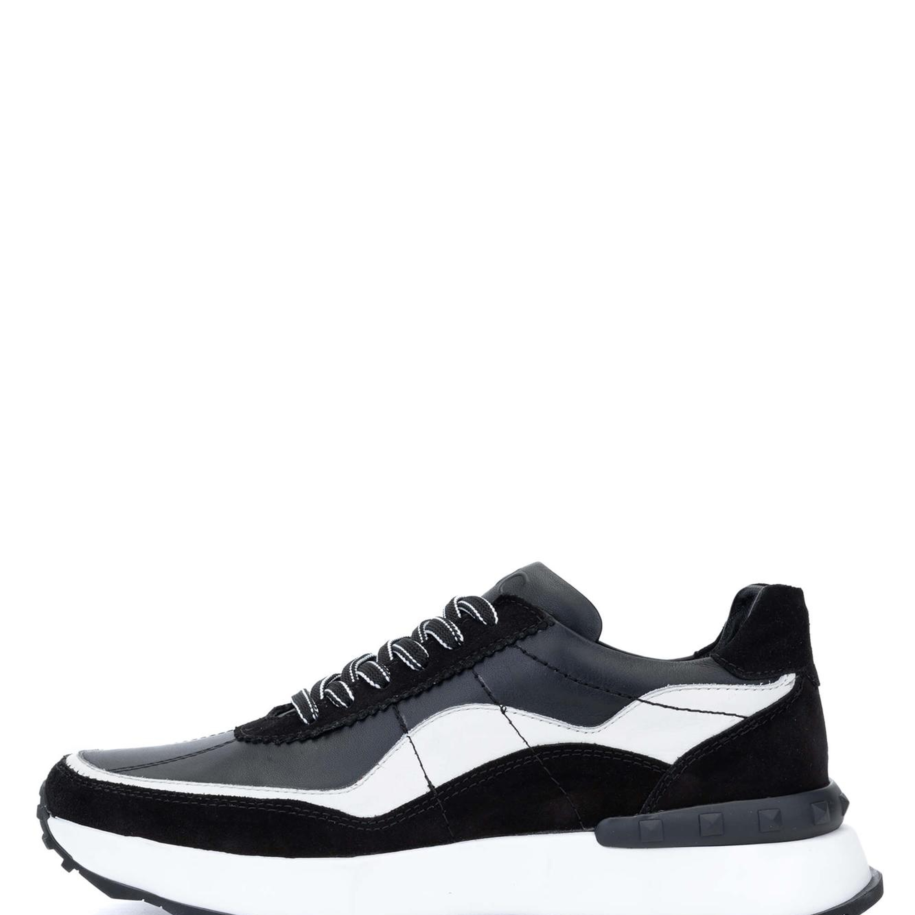 Tamer Tanca Erkek Hakiki Deri Siyah Sneakers & Spor Ayakkabı