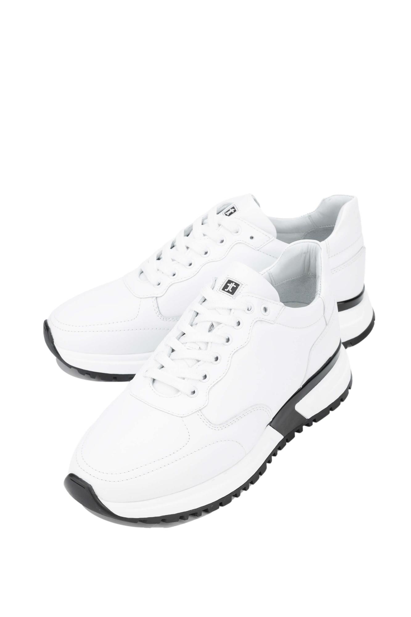 Tamer Tanca Erkek Hakiki Deri Beyaz Sneakers & Spor Ayakkabı