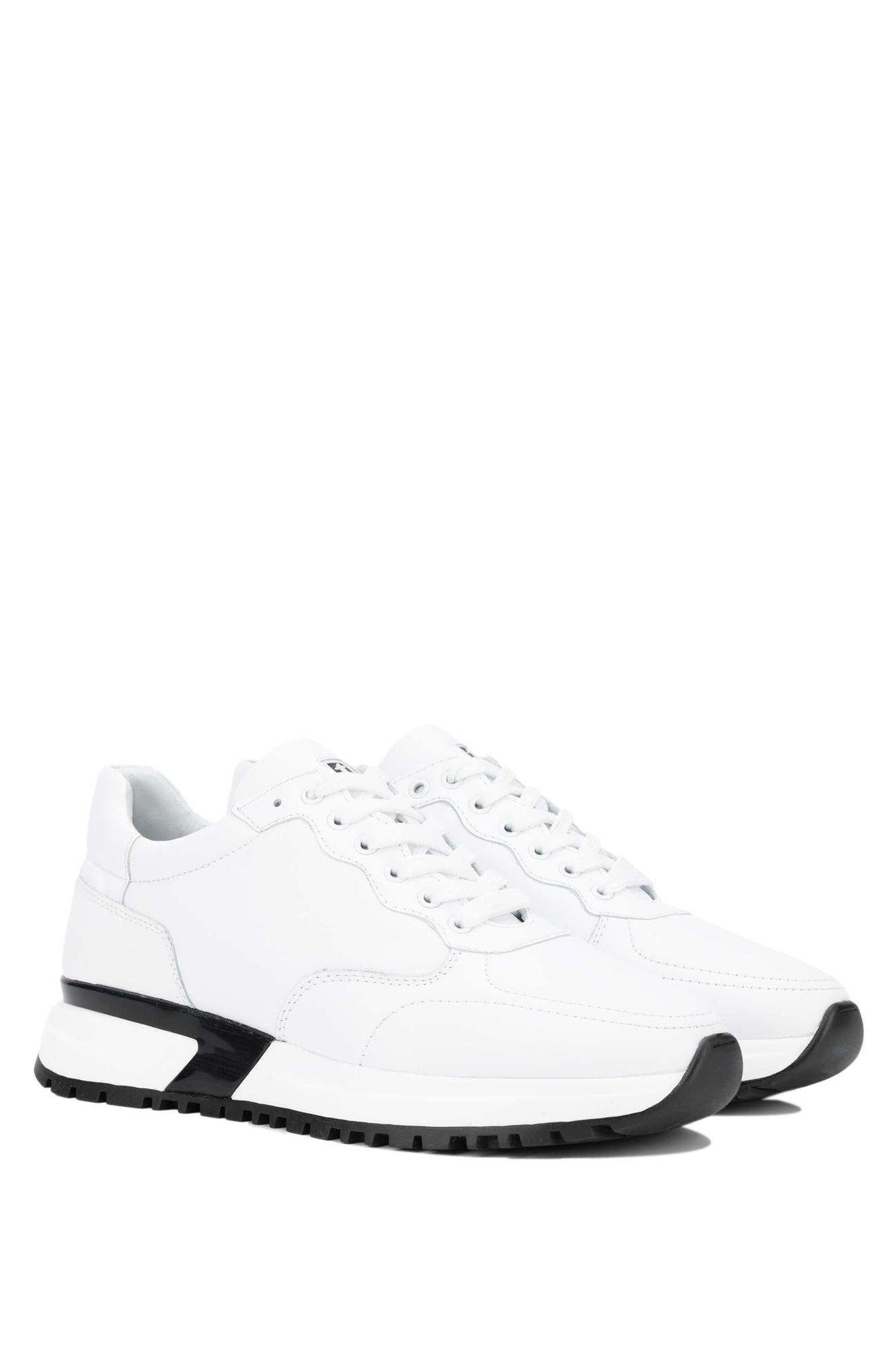 Tamer Tanca Erkek Hakiki Deri Beyaz Sneakers & Spor Ayakkabı