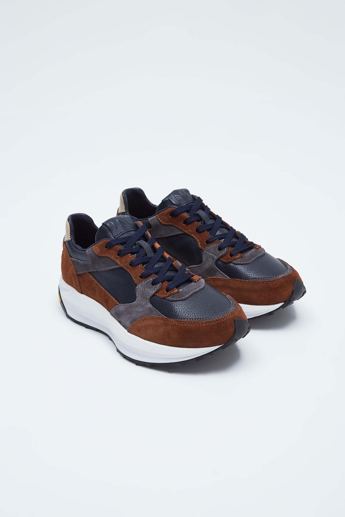 Tamer Tanca Erkek Hakiki Deri Taba Sneakers & Spor Ayakkabı