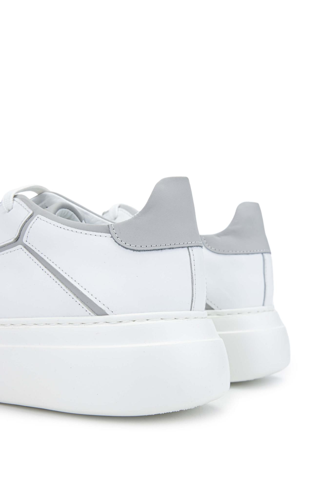 Tamer Tanca Erkek Hakiki Deri Beyaz Sneakers & Spor Ayakkabı