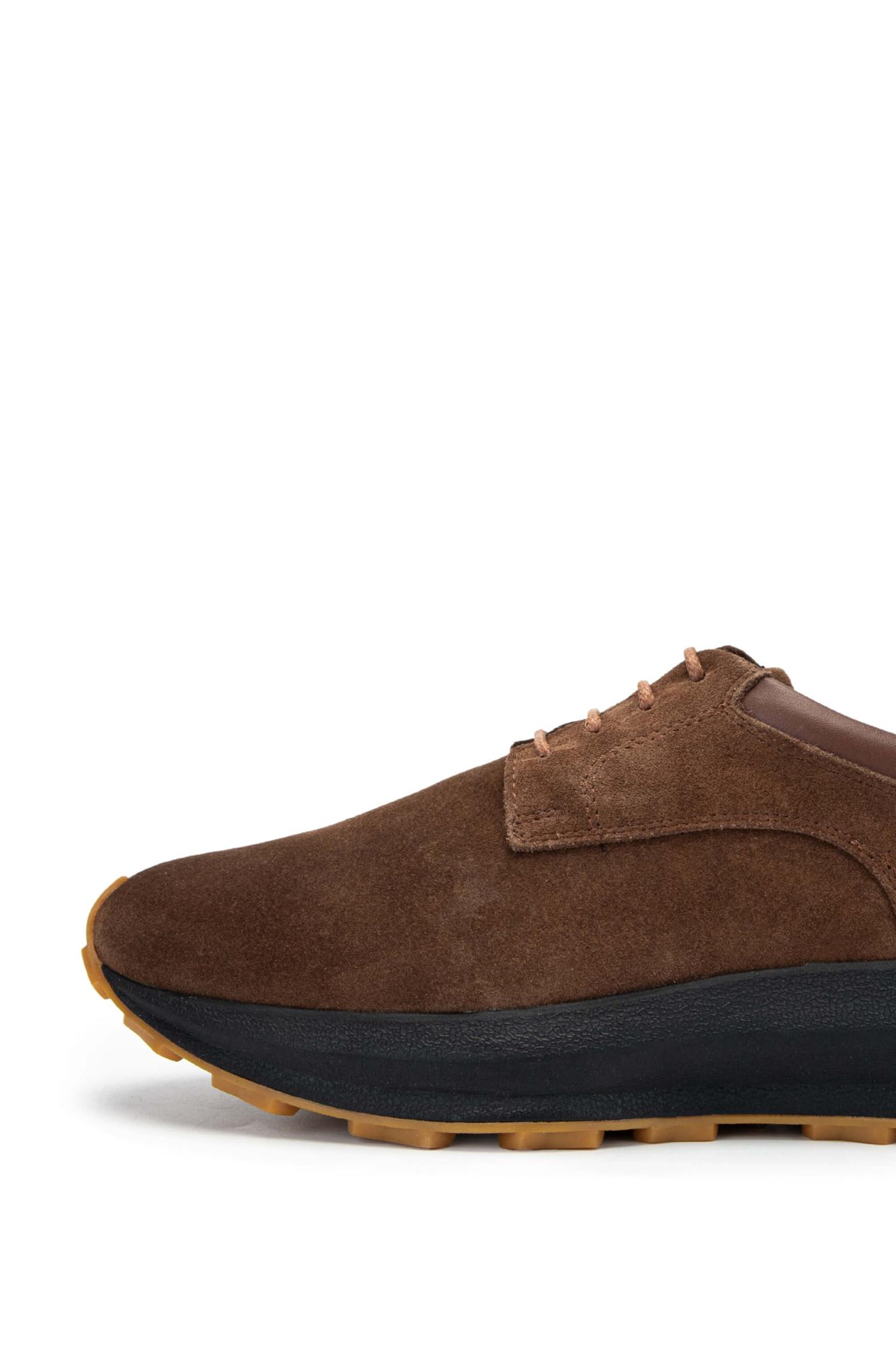 Tamer Tanca Erkek Hakiki Deri Coffee Sneakers & Spor Ayakkabı