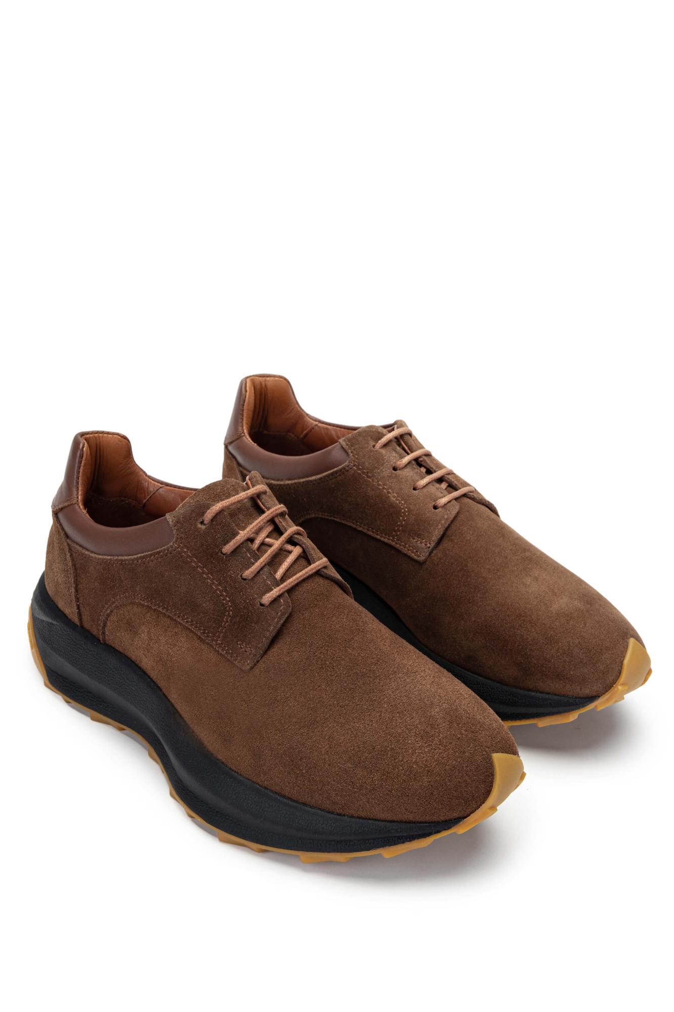 Tamer Tanca Erkek Hakiki Deri Coffee Sneakers & Spor Ayakkabı